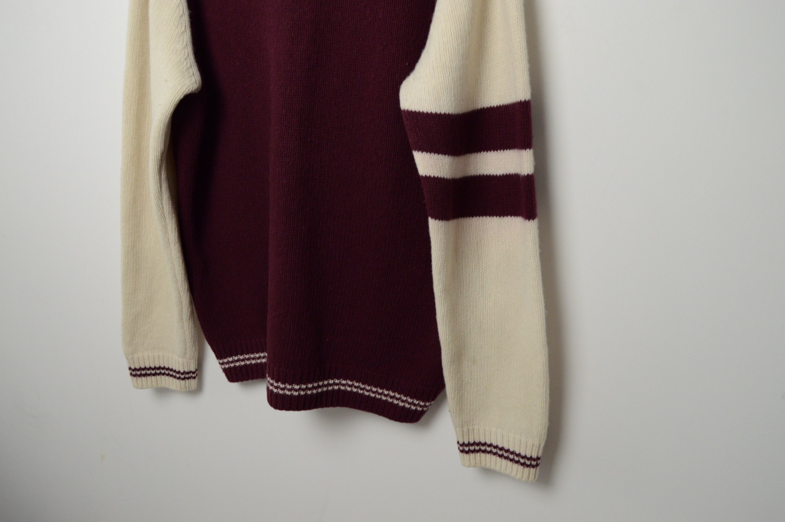 Fred Perry × Raf Simons raf simons varsity wool/cashmere cardigan Size US L / EU 52-54 / 3 - 13 Thumbnail