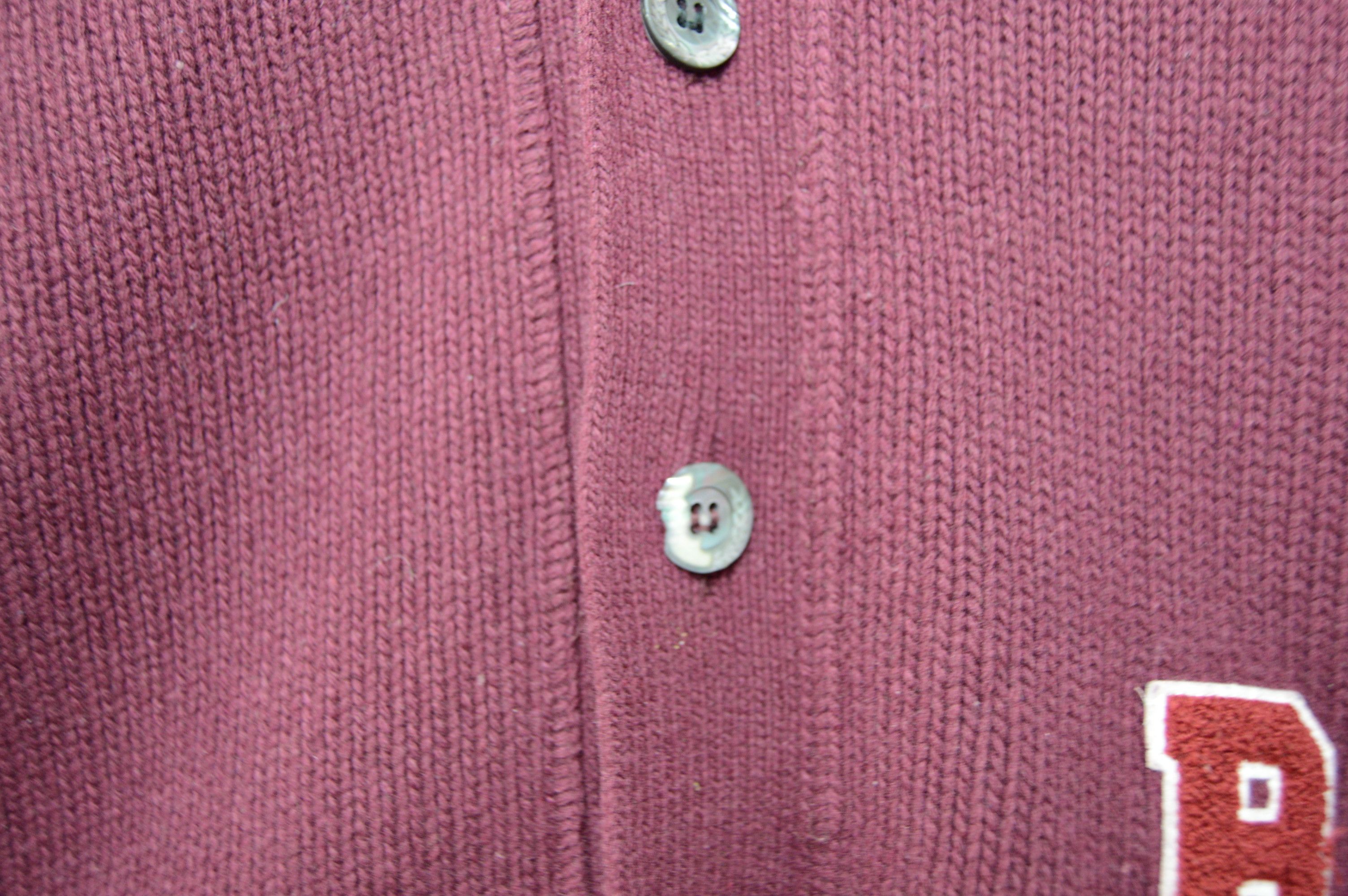 Fred Perry × Raf Simons raf simons varsity wool/cashmere cardigan Size US L / EU 52-54 / 3 - 11 Thumbnail