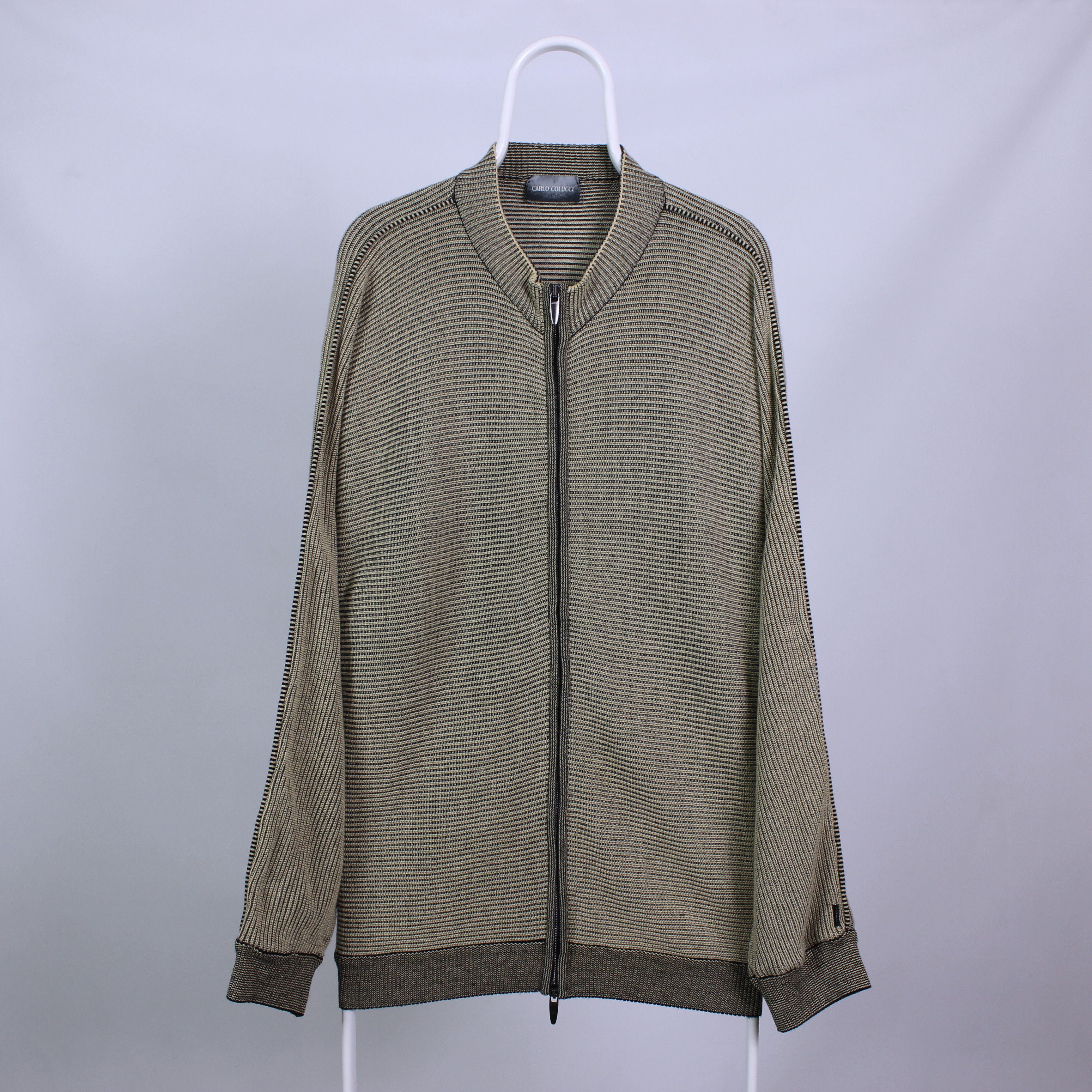 Carlo Colucci Carlo Colucci lampo full zip knitwear XL XXL Size US XXL / EU 58 / 5 - 2 Thumbnail