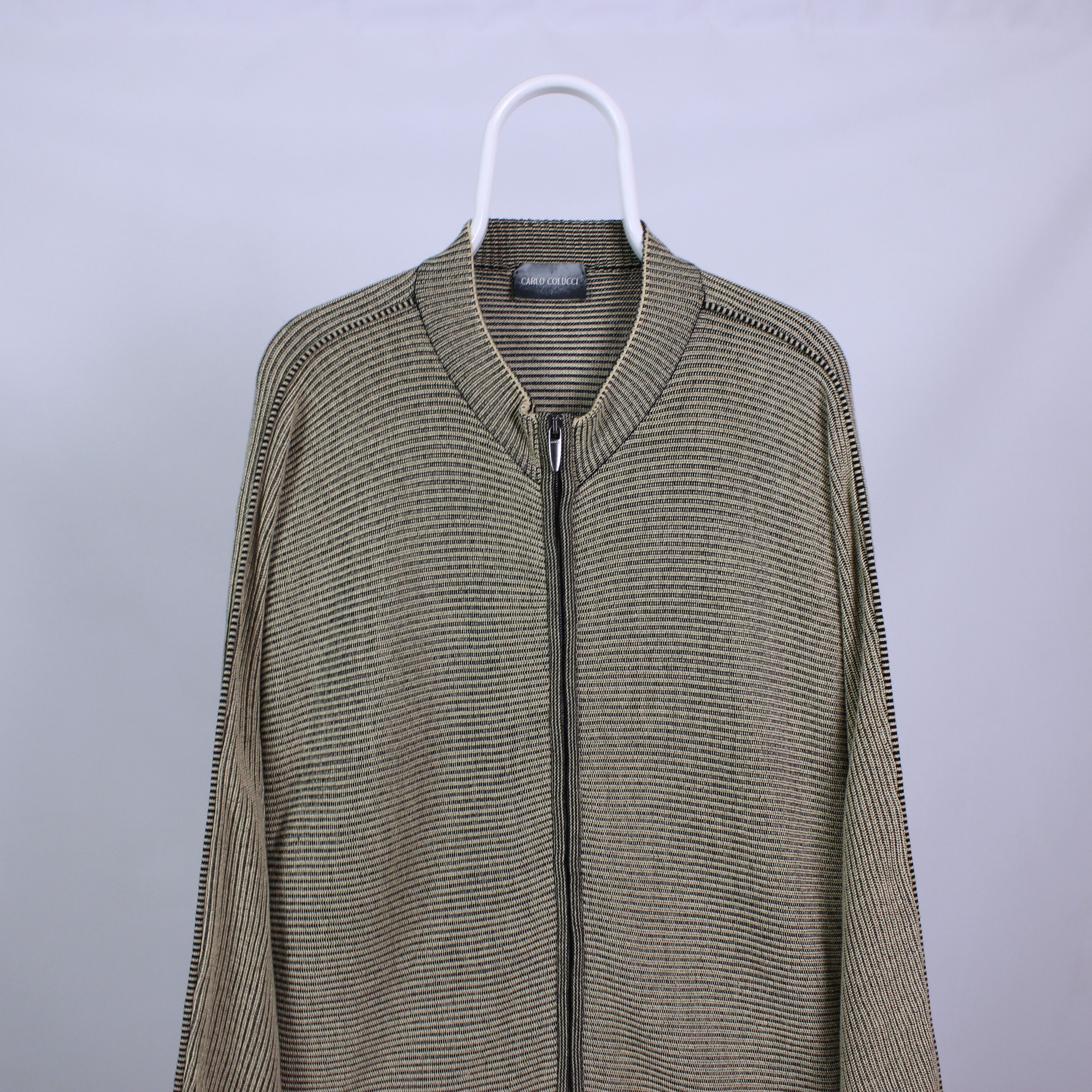 Carlo Colucci Carlo Colucci lampo full zip knitwear XL XXL Size US XXL / EU 58 / 5 - 1 Thumbnail