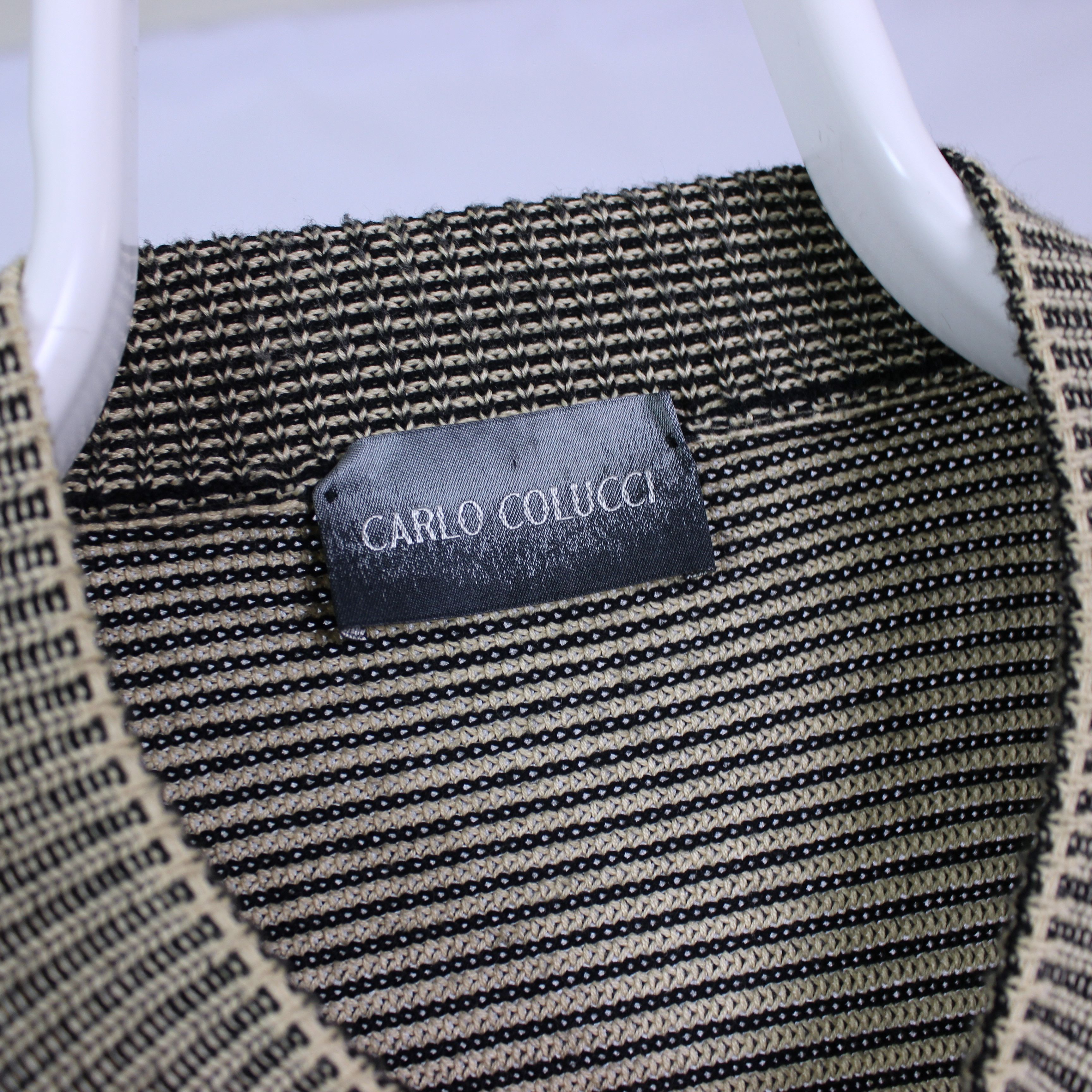 Carlo Colucci Carlo Colucci lampo full zip knitwear XL XXL Size US XXL / EU 58 / 5 - 3 Thumbnail