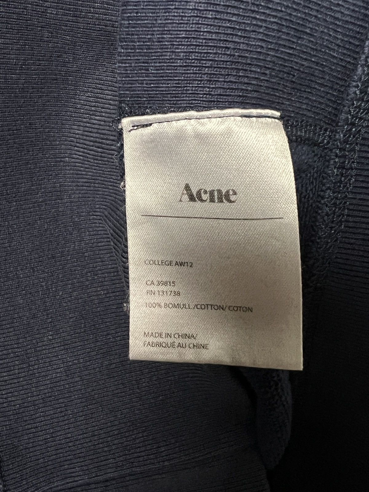 Acne Studios acne y2k crewneck sweatshirt l-xl Size US L / EU 52-54 / 3 - 13 Thumbnail