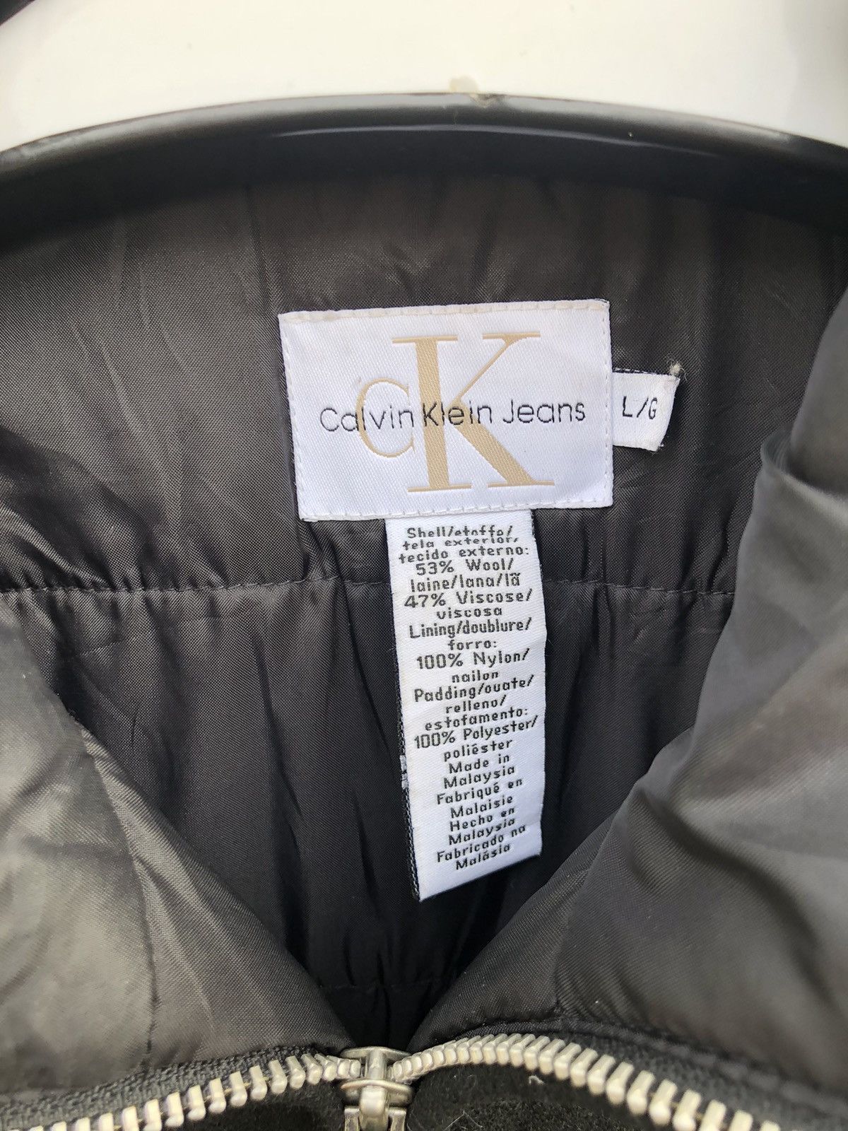 Calvin Klein Calvin Klein Black Jacket Size US L / EU 52-54 / 3 - 6 Thumbnail