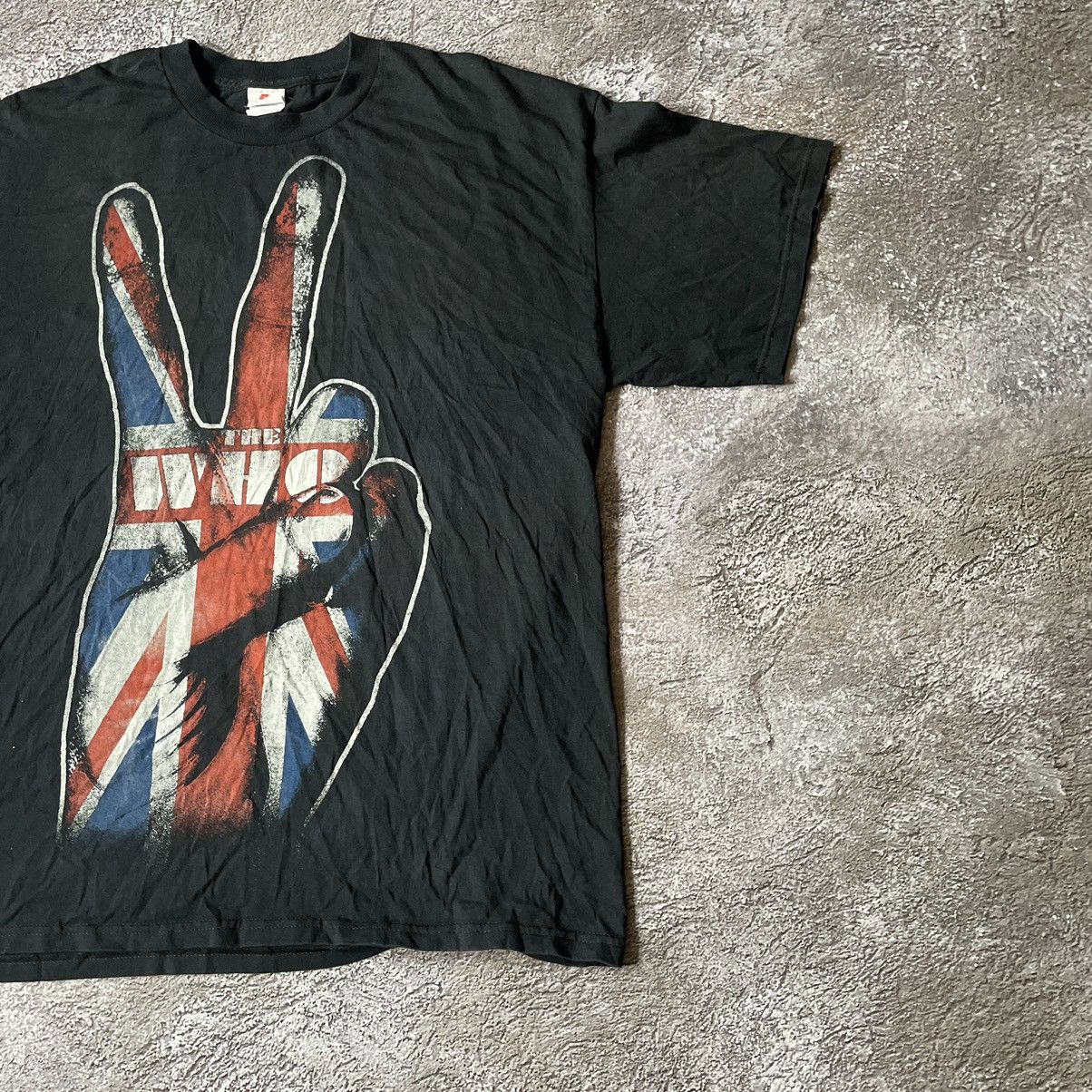 Vintage Vintage Y2K Graphic Tee Union Jack Peace Hand Grunge Boxy XL Size US XL / EU 56 / 4 - 3 Thumbnail