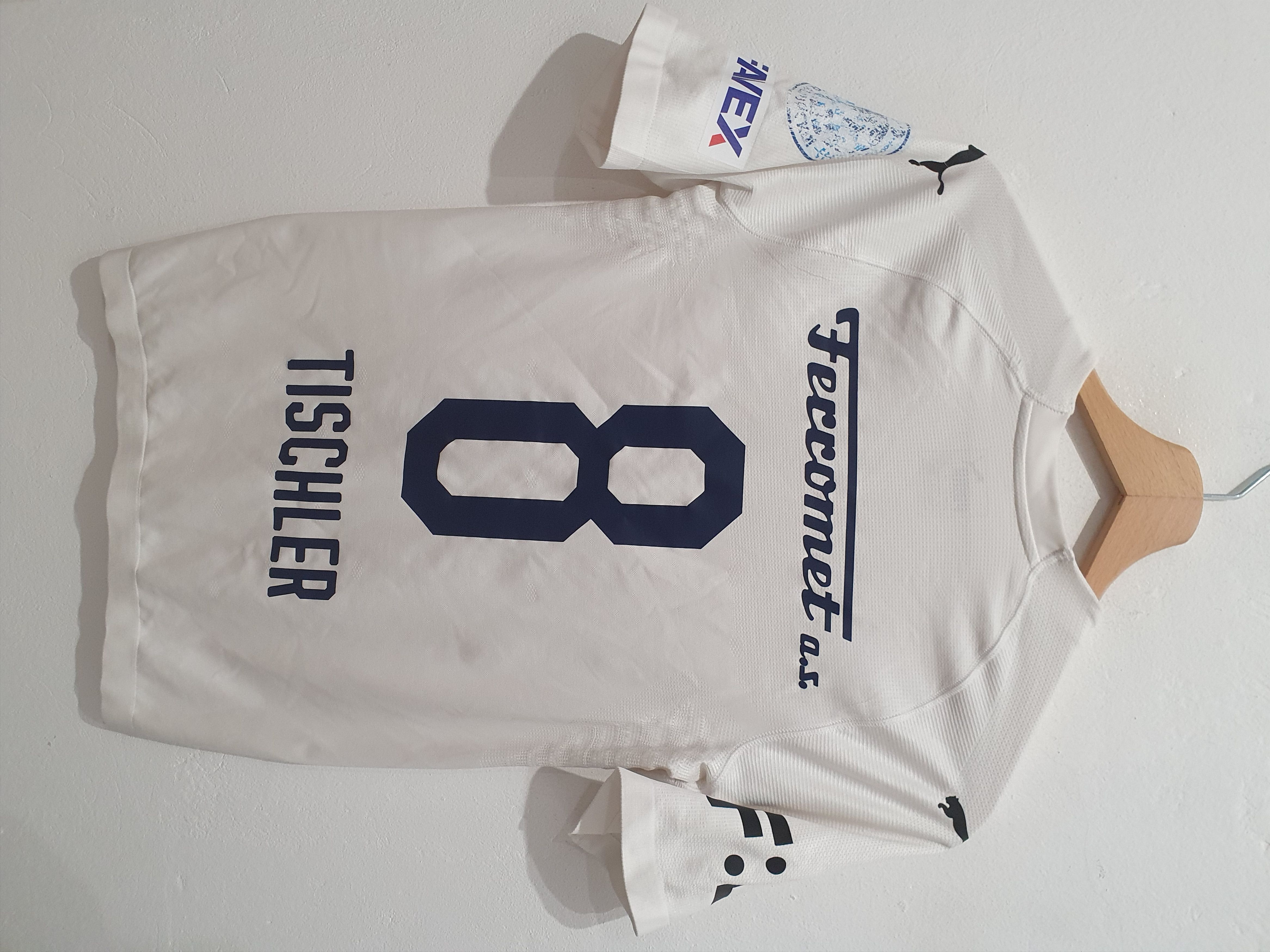 Image of Jersey x Puma Tischler 1. Fc Slovacko Puma Size S Football Shirt in White, Men's