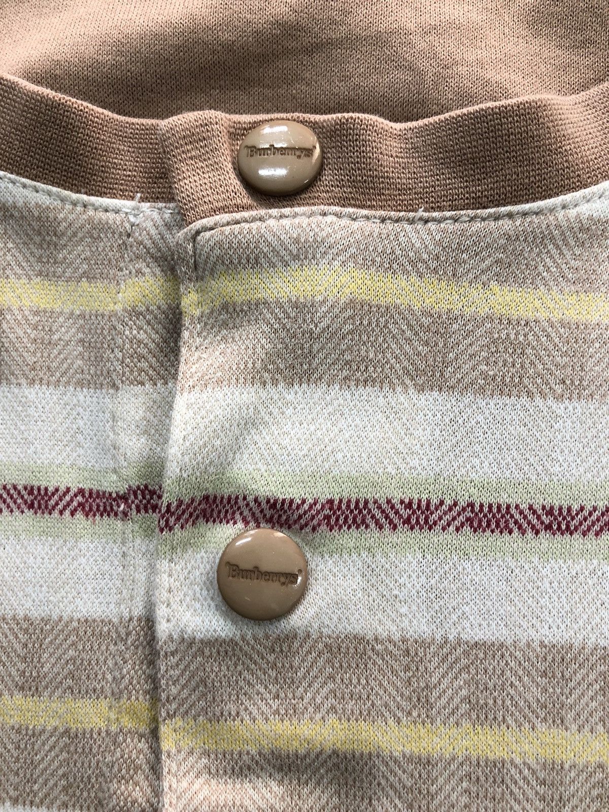 Burberry 1990’s Burberrys light cotton jumper snap button Size US L / EU 52-54 / 3 - 17 Thumbnail