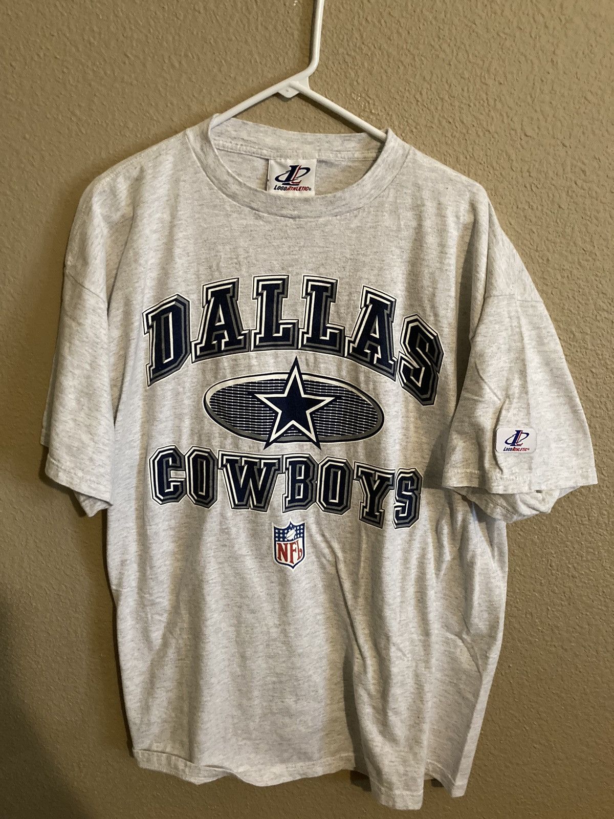 Vtg 90s NFL Dallas Cowboys Single Stitch Printed T-shirt 