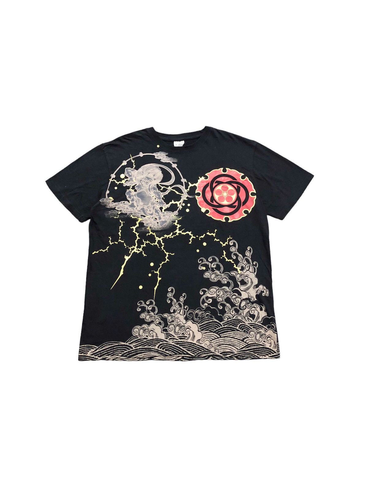 Rare 00's Cure All Japanese Classic script art tee