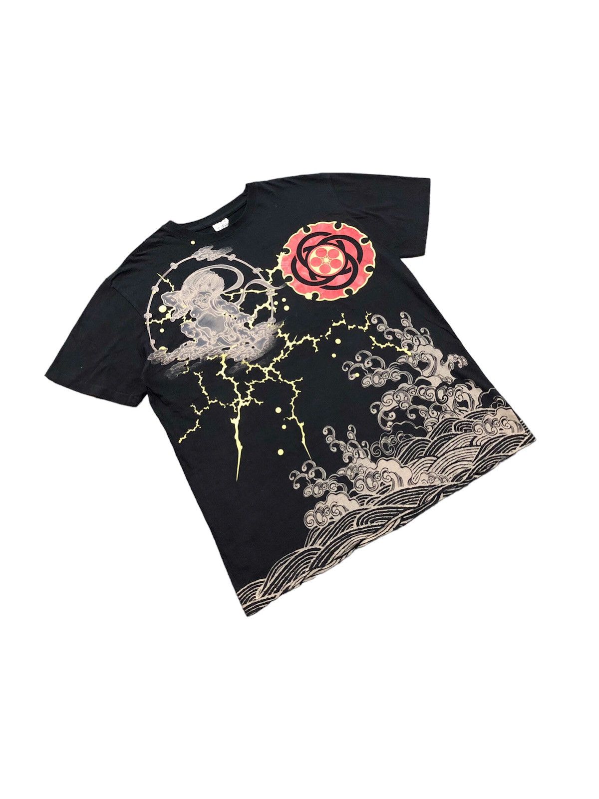 Karakuri Tamashii Vtg 00's Cure All Japanese Classic script art tee Size US L / EU 52-54 / 3 - 3 Thumbnail