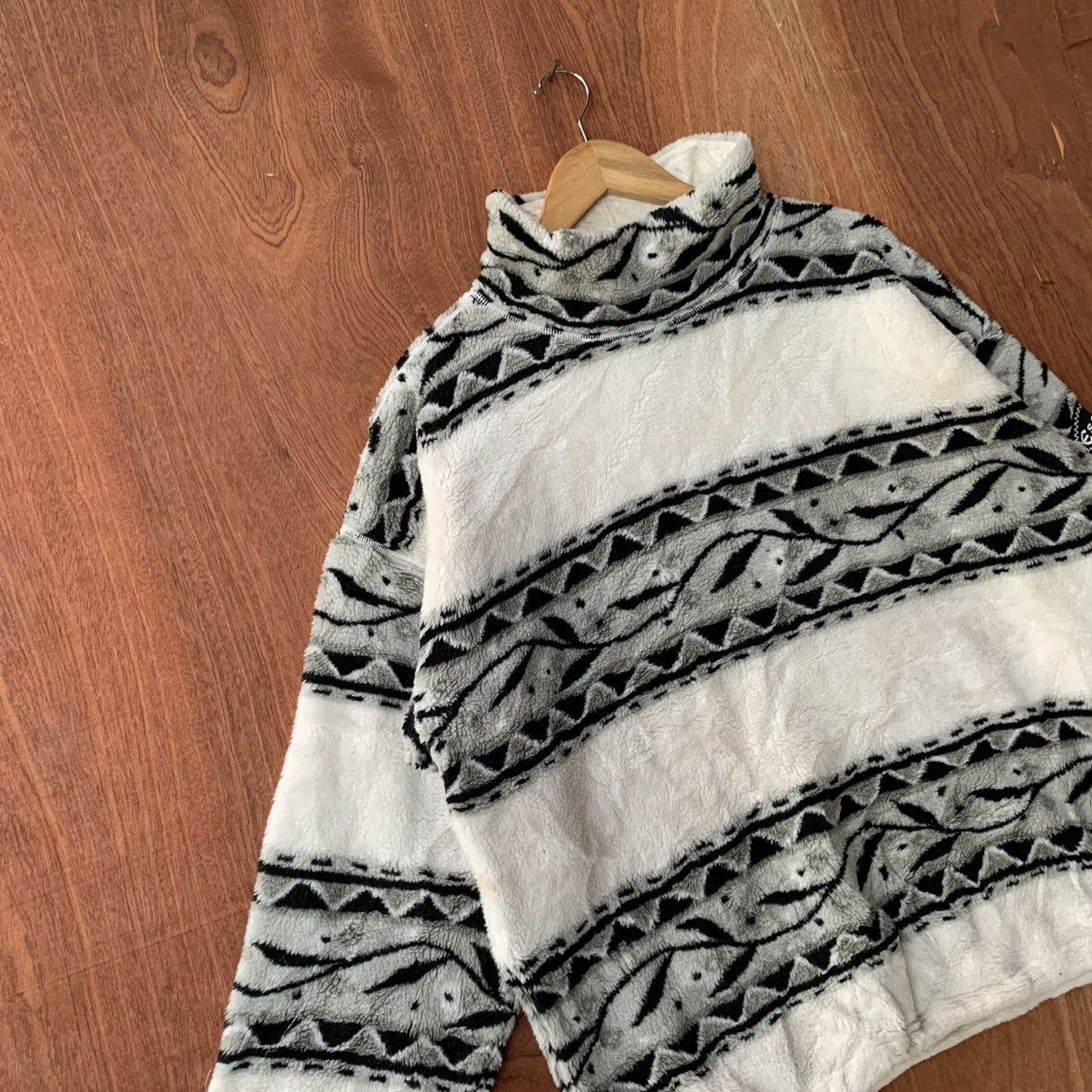 Vintage Vintage ESPERO NAVAJO NATIVE Fleece sweatshirt pullover Size US L / EU 52-54 / 3 - 3 Thumbnail