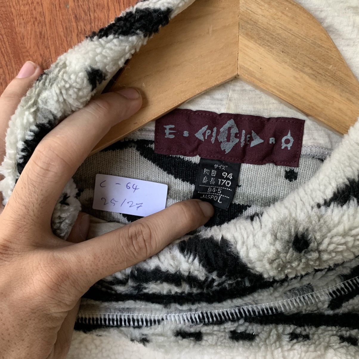 Vintage Vintage ESPERO NAVAJO NATIVE Fleece sweatshirt pullover Size US L / EU 52-54 / 3 - 8 Thumbnail