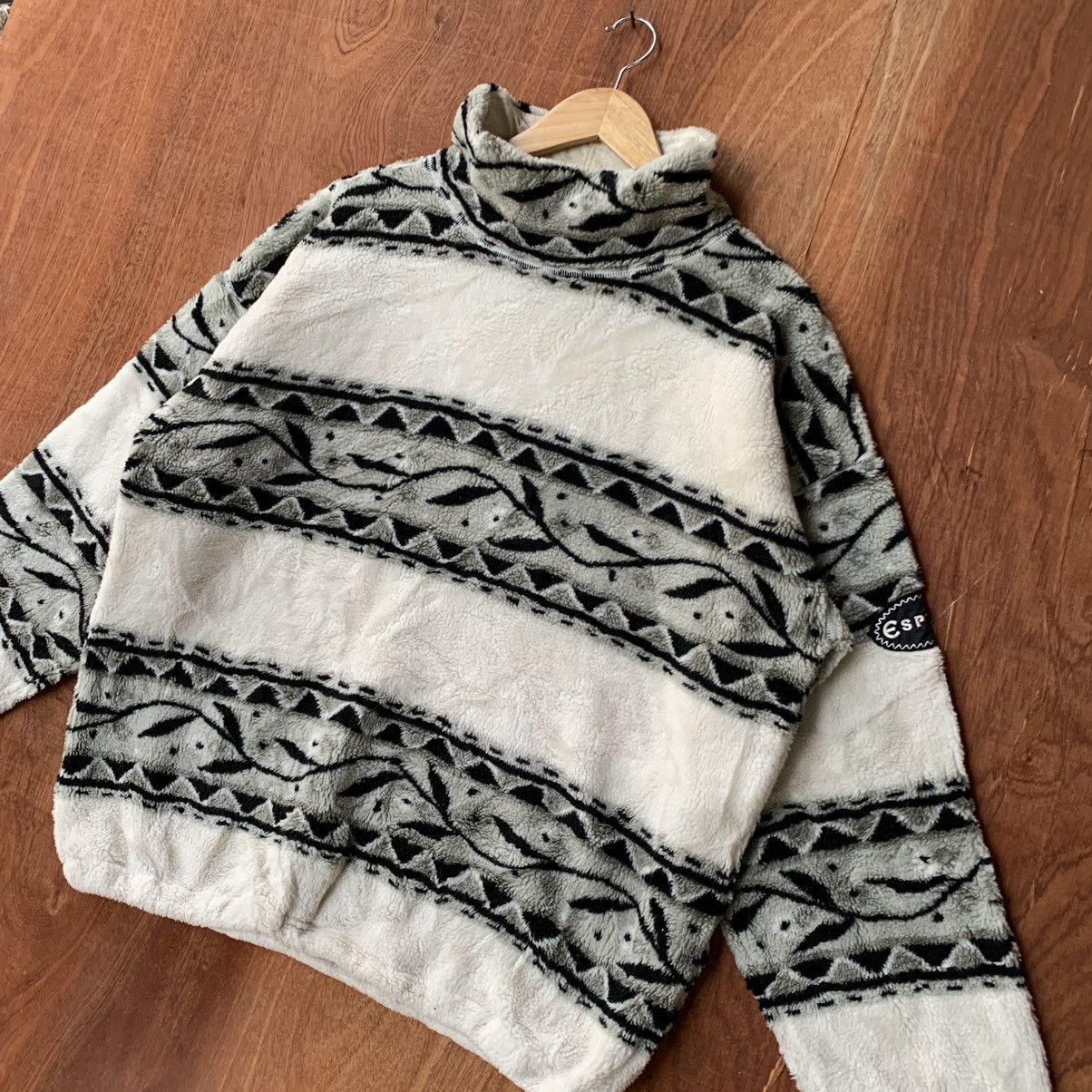 Vintage Vintage ESPERO NAVAJO NATIVE Fleece sweatshirt pullover Size US L / EU 52-54 / 3 - 2 Thumbnail