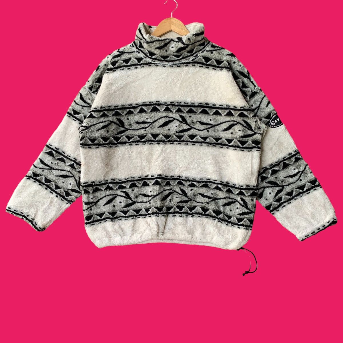 Vintage Vintage ESPERO NAVAJO NATIVE Fleece sweatshirt pullover Size US L / EU 52-54 / 3 - 1 Thumbnail