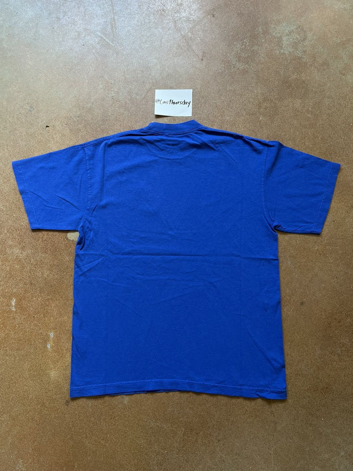 Revenge Revenge Basic Embroidered Logo Tee Blue Cobalt Small Size US S / EU 44-46 / 1 - 5 Thumbnail