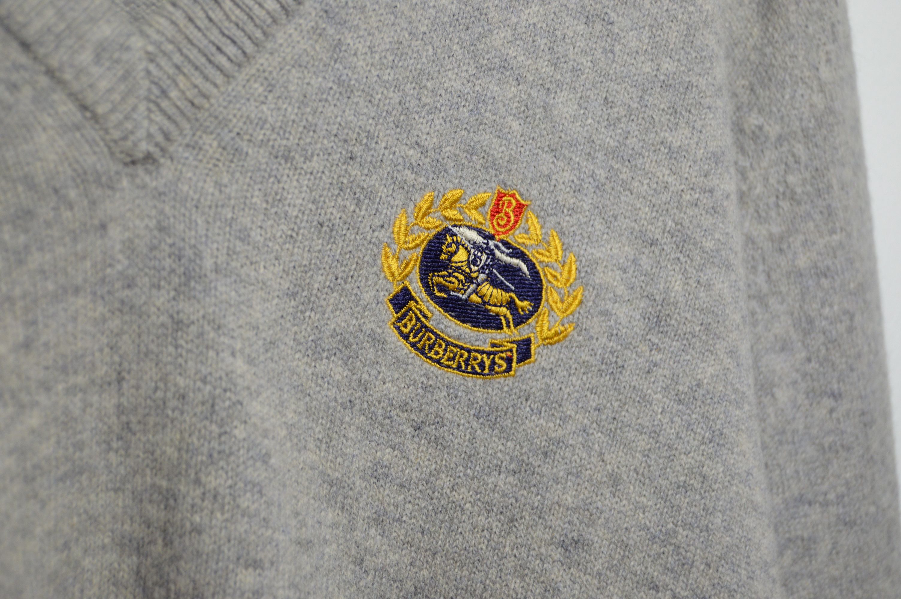 Burberry burberry wool sweater archive vintage rare Size US L / EU 52-54 / 3 - 2 Thumbnail
