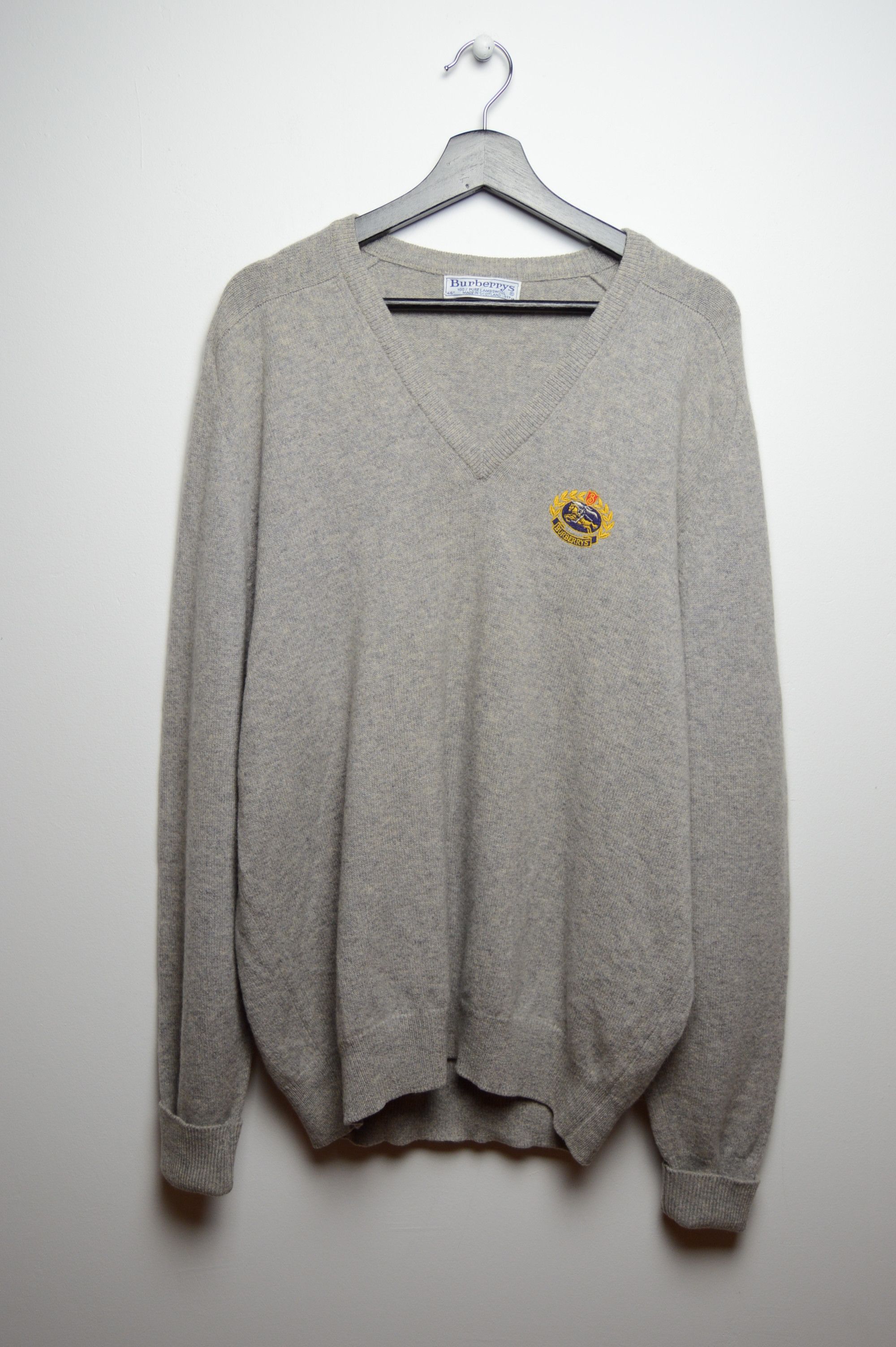Burberry burberry wool sweater archive vintage rare Size US L / EU 52-54 / 3 - 4 Thumbnail