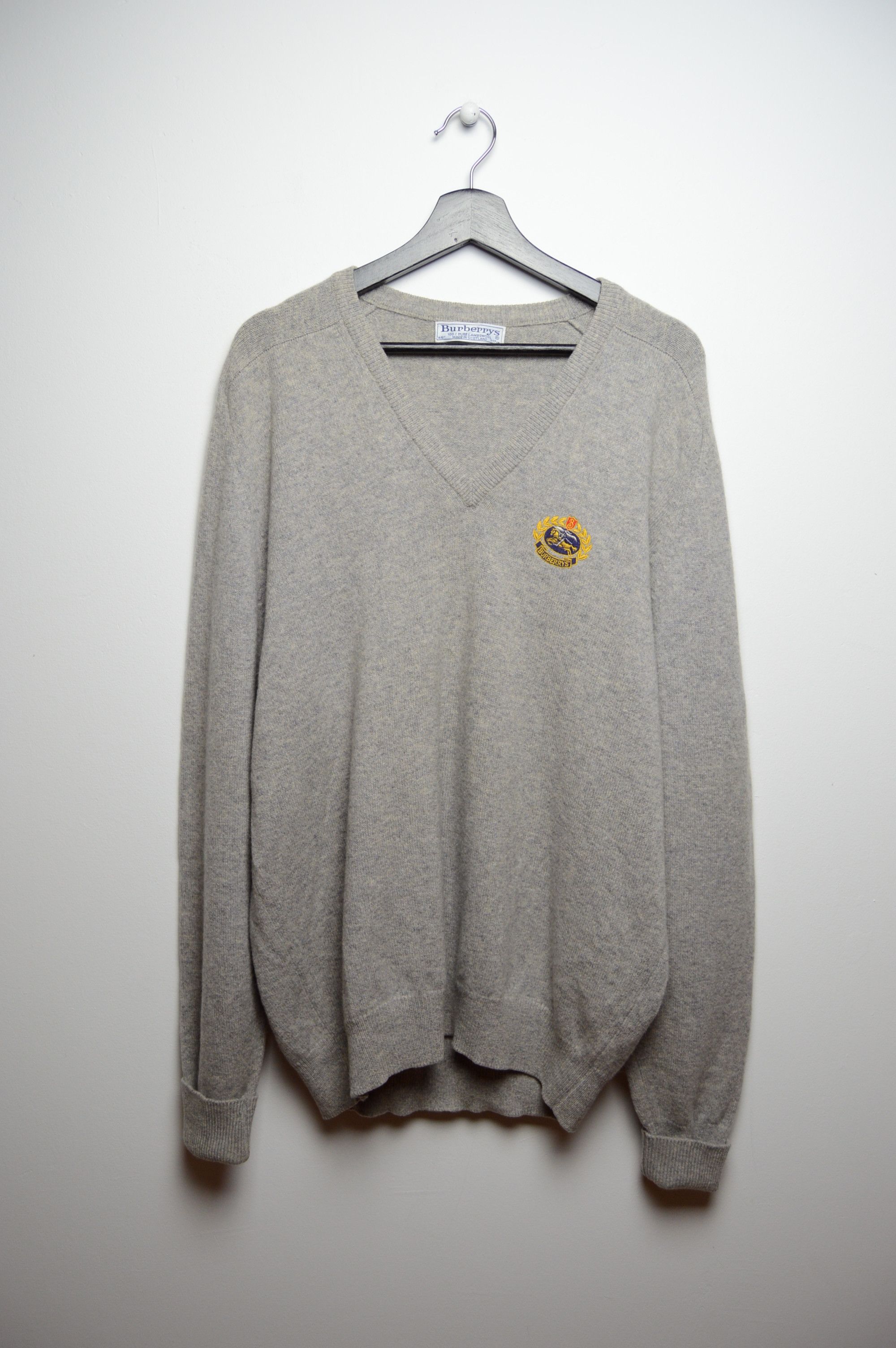 Burberry burberry wool sweater archive vintage rare Size US L / EU 52-54 / 3 - 3 Thumbnail