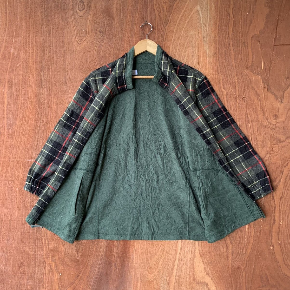 Christophe Lemaire × Undercover × Uniqlo Uniqlo undercover fleece jacket plaid checked Size US L / EU 52-54 / 3 - 5 Thumbnail