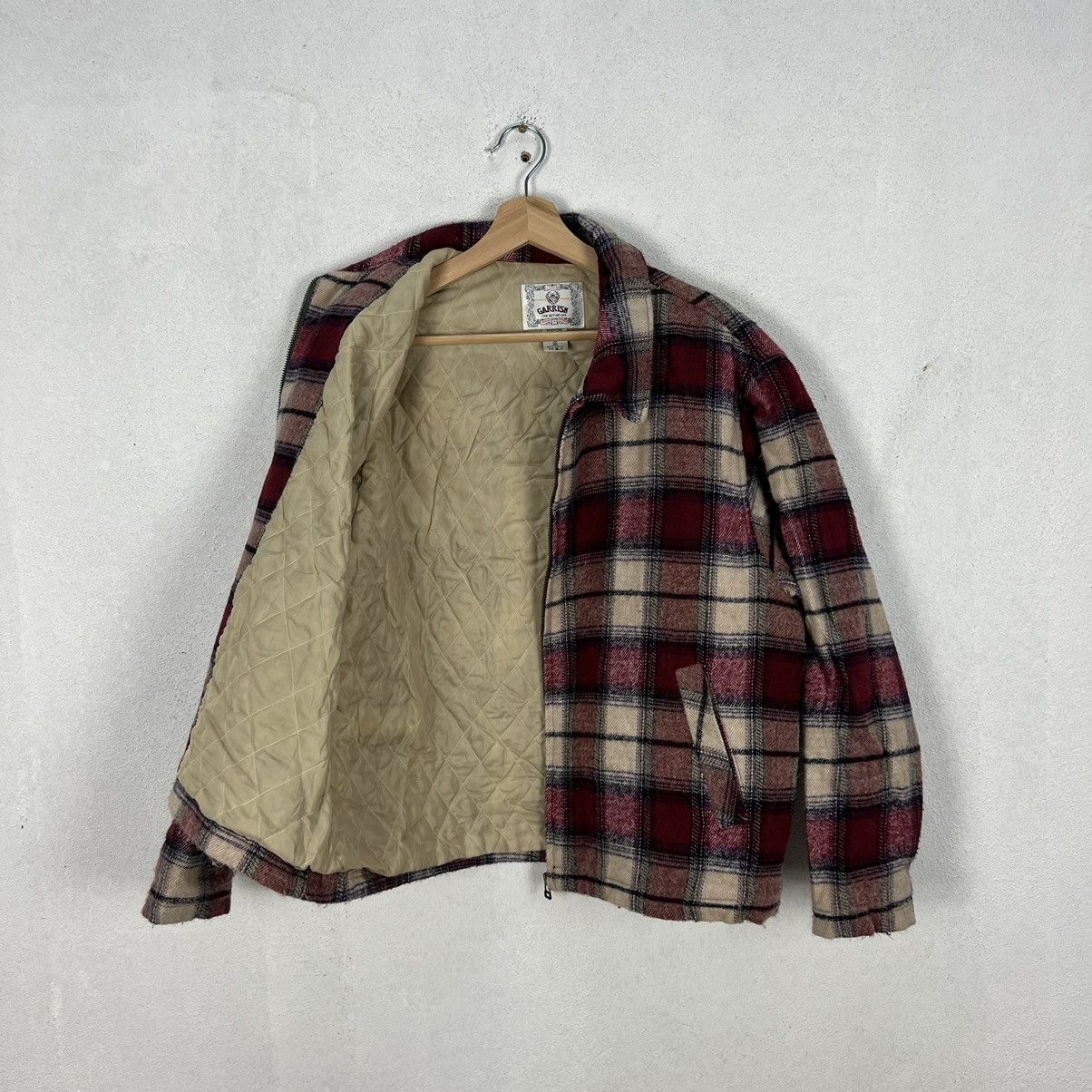 Flannel VINTAGE GARRISH FALNNEL BUTTON JACKET TARTAN DESIGN Size US M / EU 48-50 / 2 - 11 Thumbnail