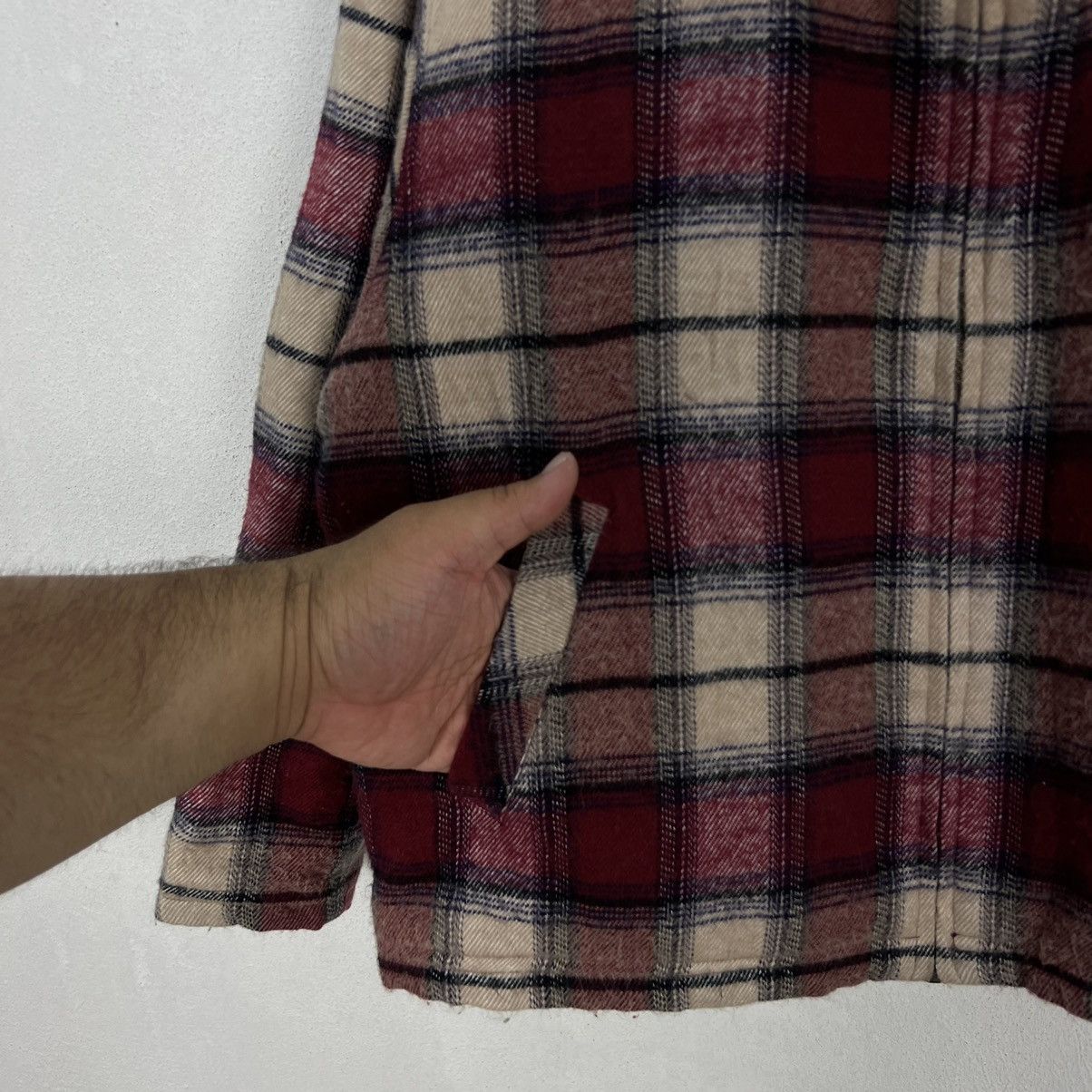 Flannel VINTAGE GARRISH FALNNEL BUTTON JACKET TARTAN DESIGN Size US M / EU 48-50 / 2 - 6 Thumbnail
