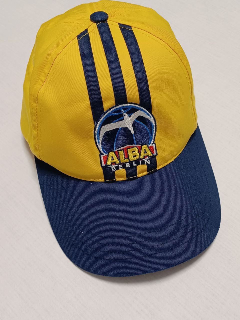 Adidas ALBA BERLIN basketball vintage adidas yellow hat 90s Size ONE SIZE - 1 Thumbnail