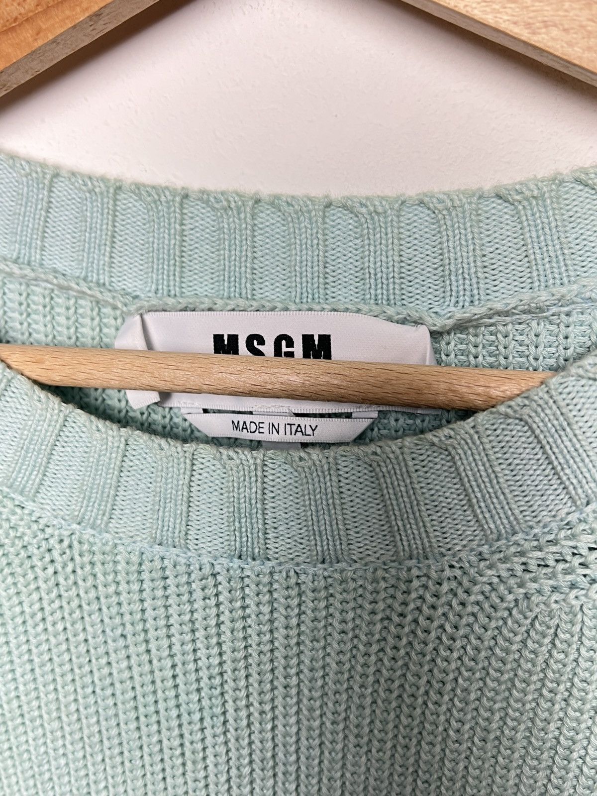 MSGM msgm dyed oversized chunky cotton sweater tie dye Size US L / EU 52-54 / 3 - 5 Thumbnail