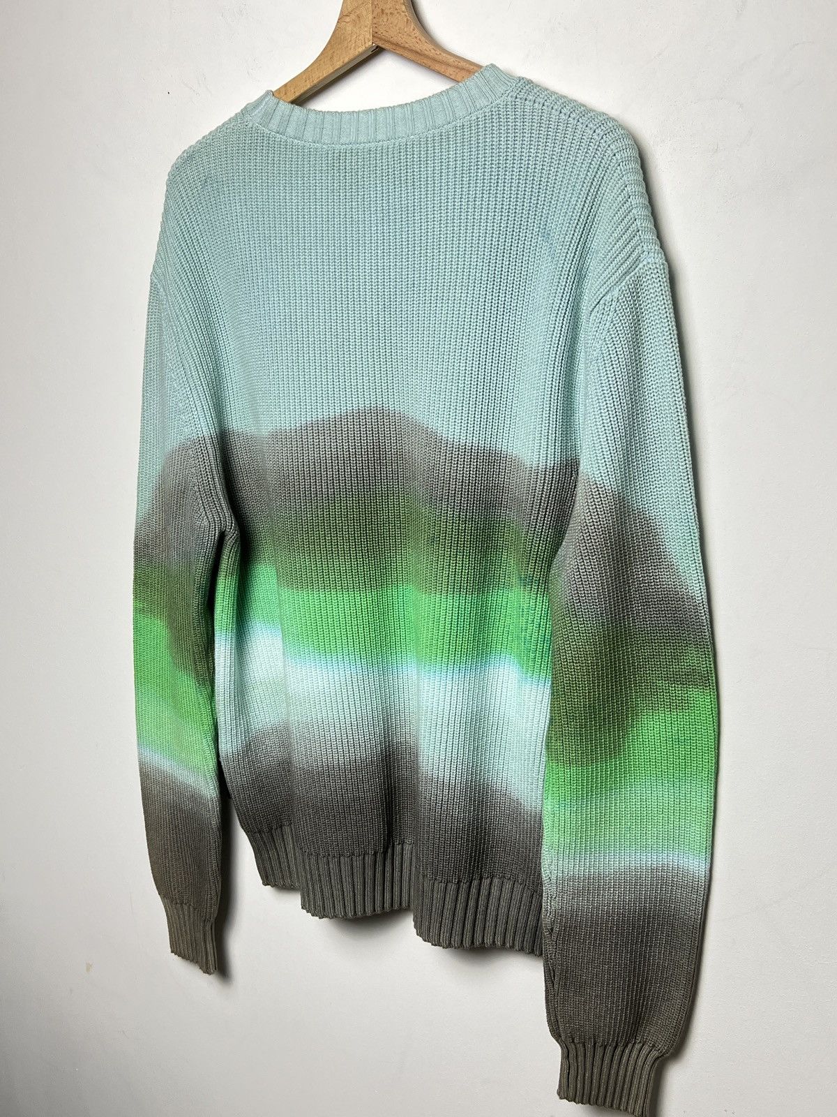 MSGM msgm dyed oversized chunky cotton sweater tie dye Size US L / EU 52-54 / 3 - 6 Thumbnail