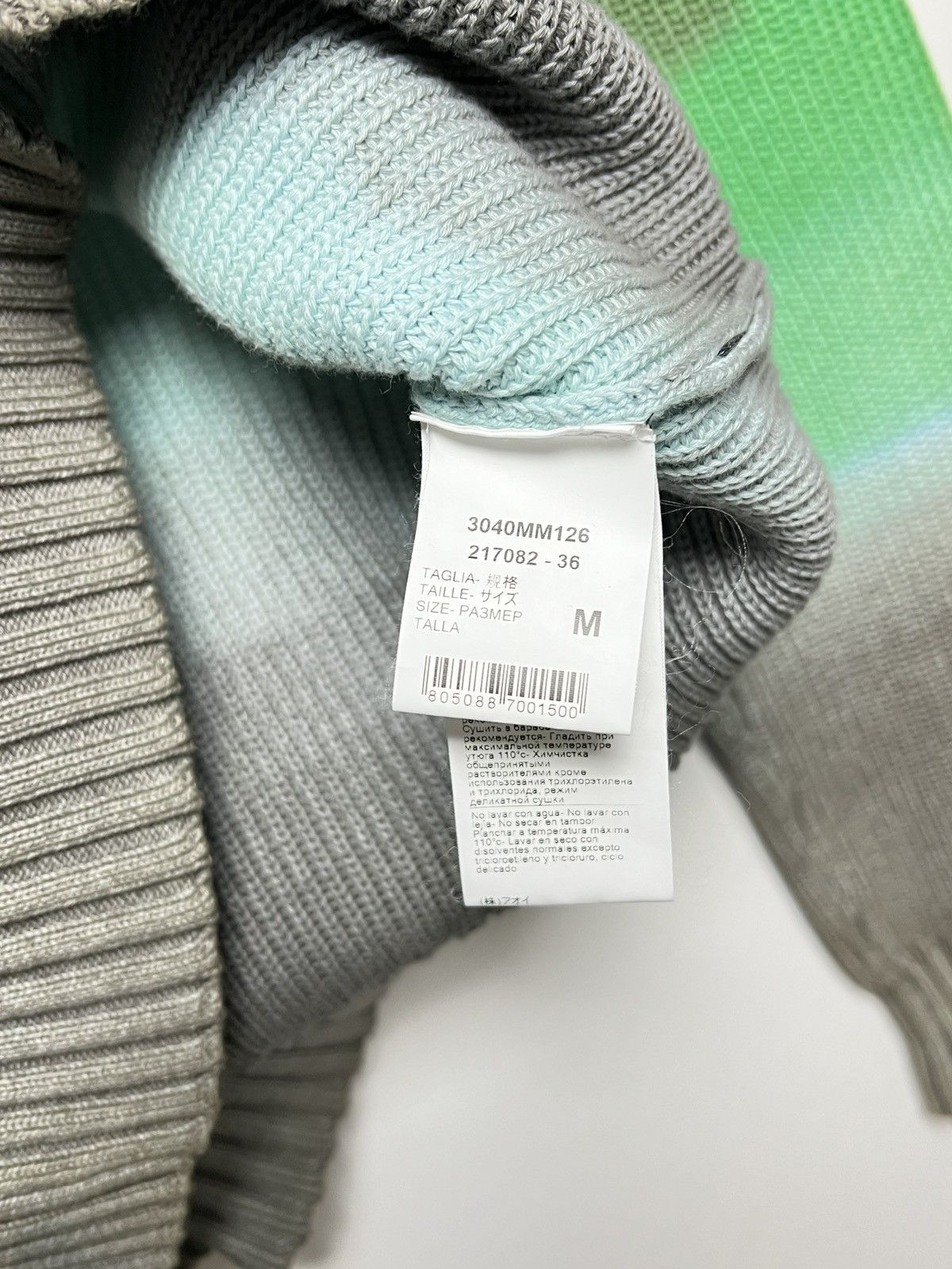 MSGM msgm dyed oversized chunky cotton sweater tie dye Size US L / EU 52-54 / 3 - 8 Thumbnail
