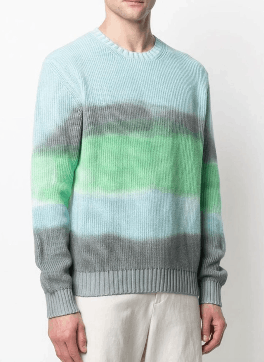 MSGM msgm dyed oversized chunky cotton sweater tie dye Size US L / EU 52-54 / 3 - 9 Thumbnail