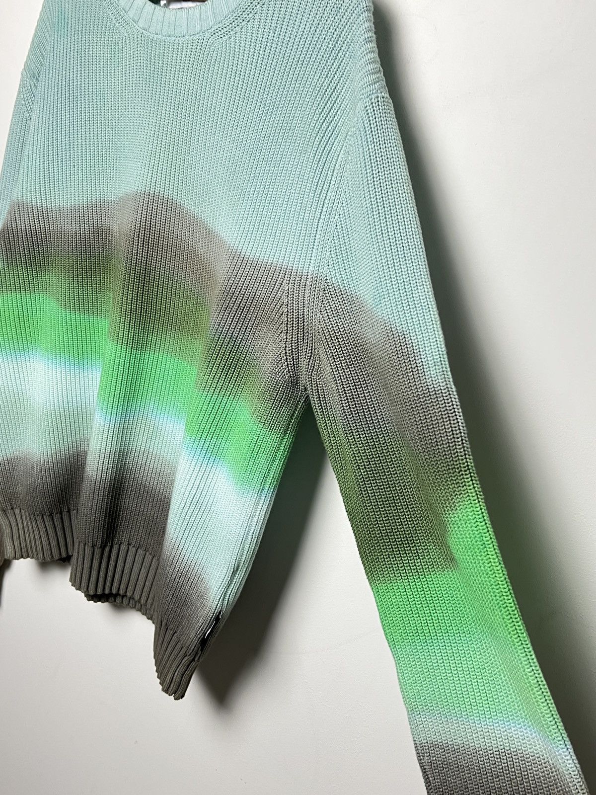 MSGM msgm dyed oversized chunky cotton sweater tie dye Size US L / EU 52-54 / 3 - 4 Thumbnail