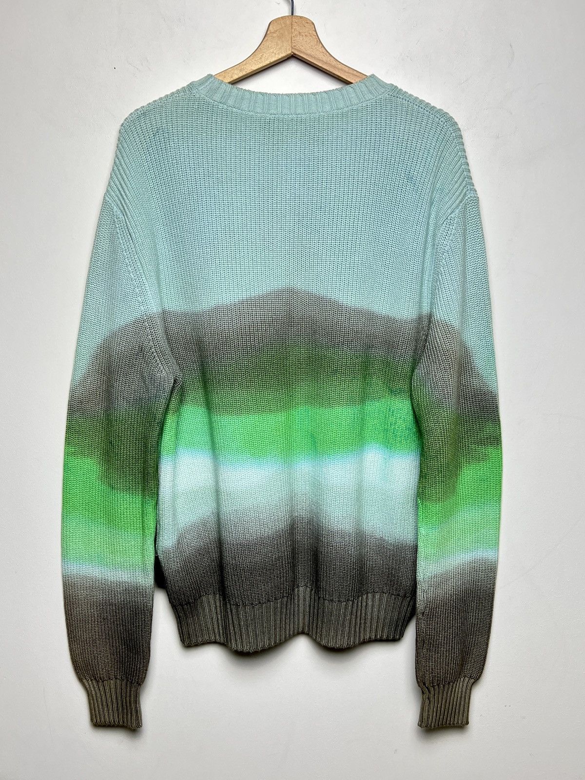 MSGM msgm dyed oversized chunky cotton sweater tie dye Size US L / EU 52-54 / 3 - 7 Thumbnail