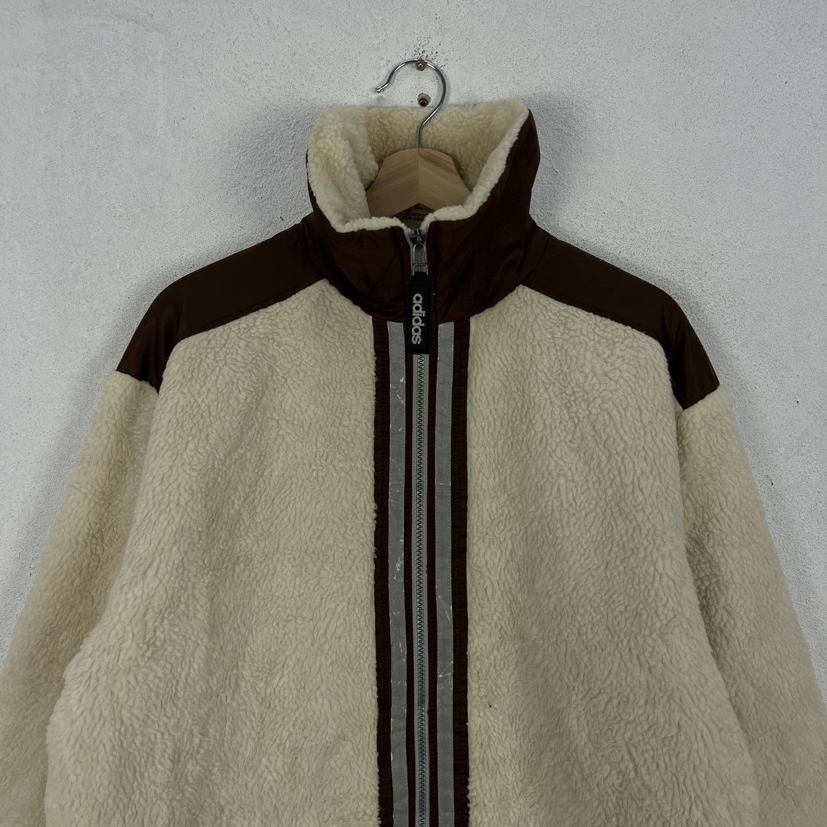 Adidas VINTAGE 90s ADIDAS FLEECE ZIPPER JACKET STREET FASHION STYLE Size US M / EU 48-50 / 2 - 3 Thumbnail