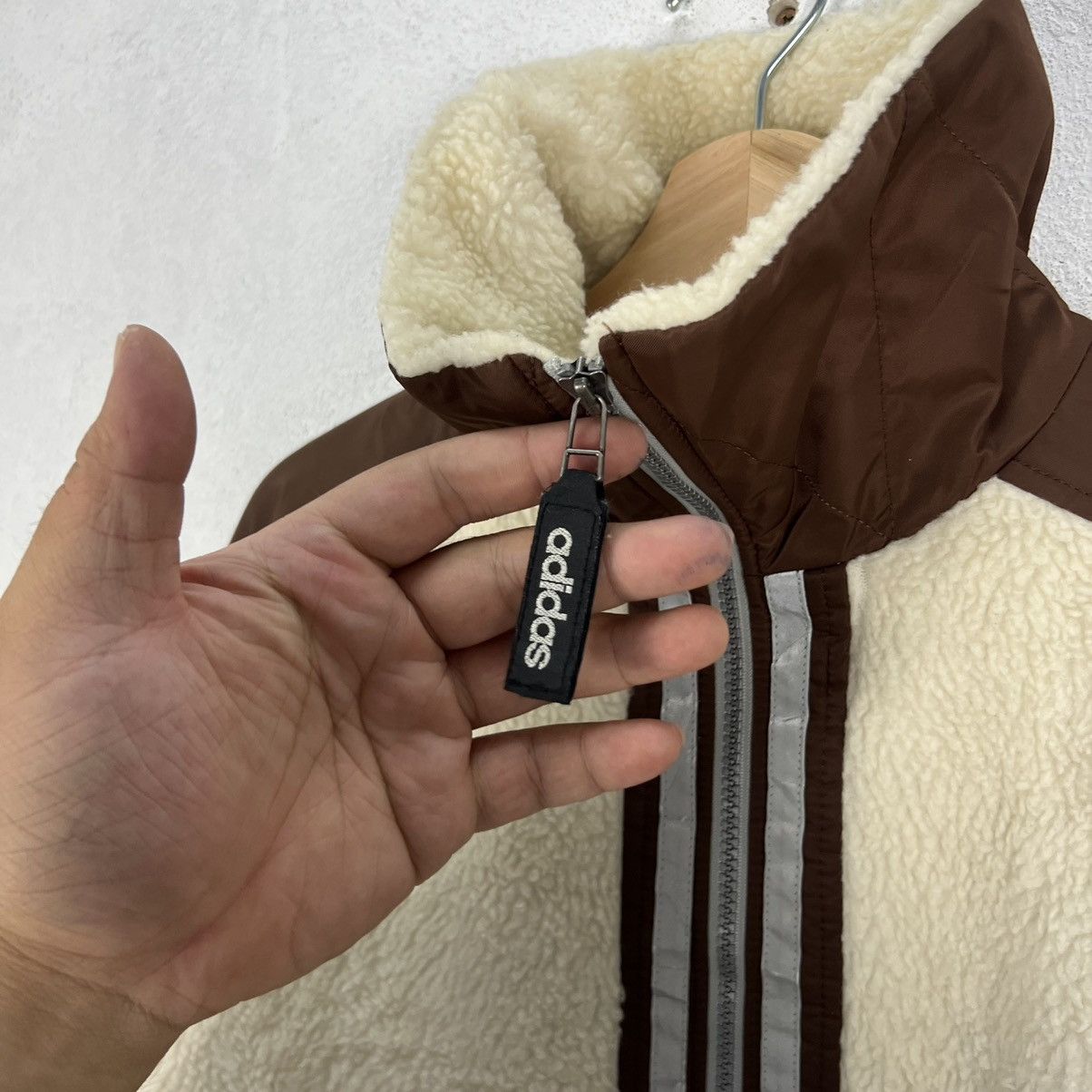 Adidas VINTAGE 90s ADIDAS FLEECE ZIPPER JACKET STREET FASHION STYLE Size US M / EU 48-50 / 2 - 9 Thumbnail