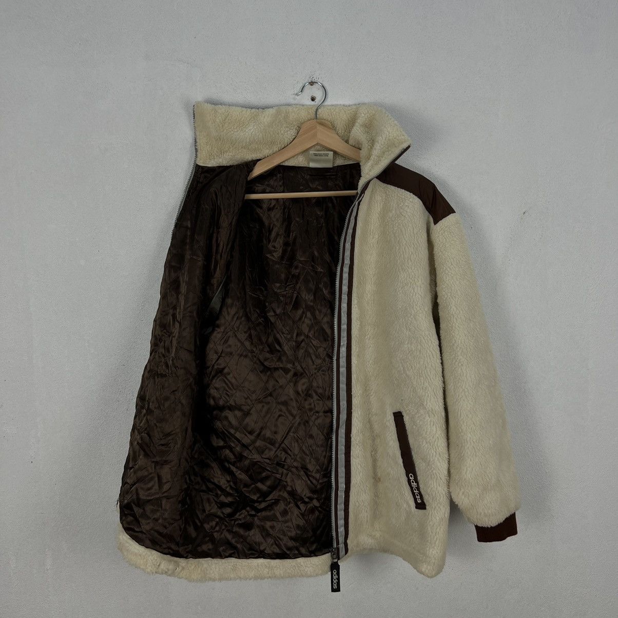 Adidas VINTAGE 90s ADIDAS FLEECE ZIPPER JACKET STREET FASHION STYLE Size US M / EU 48-50 / 2 - 13 Thumbnail