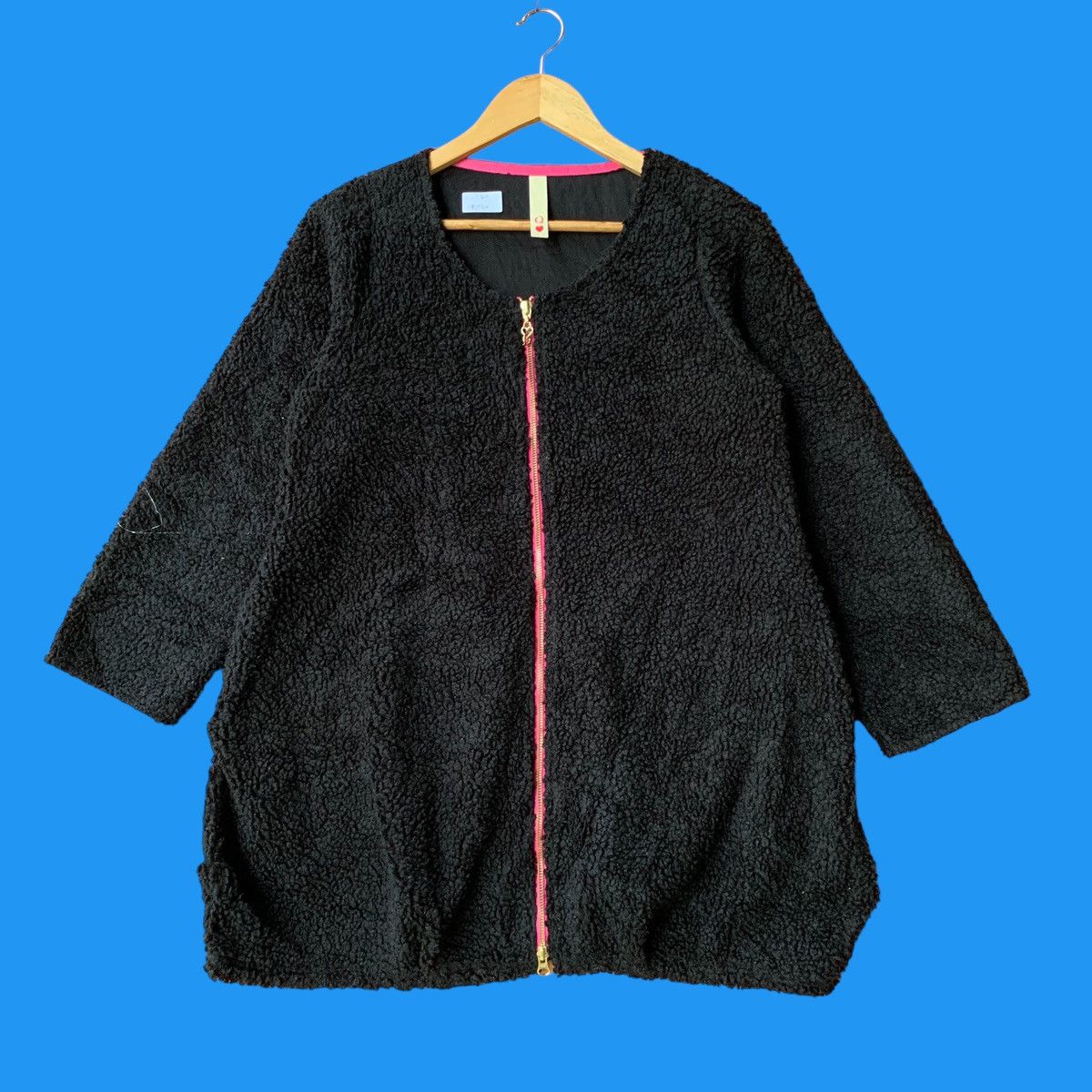 Fleece zipper jacket inspired by uniqlo fits S M