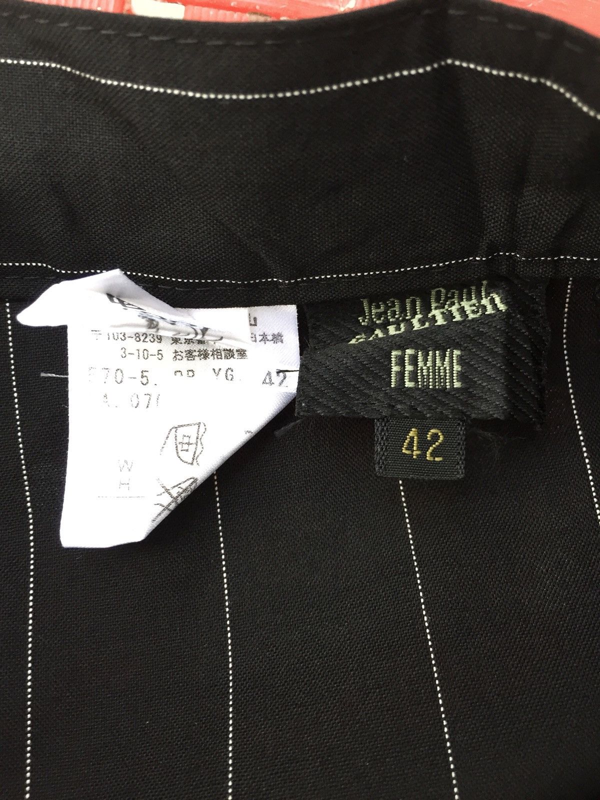 Gaultier Homme Objet × Jean Paul Gaultier OG 90s Jean Paul Gaultier Striped Wide Leg Pants Size US 32 / EU 48 - 7 Thumbnail