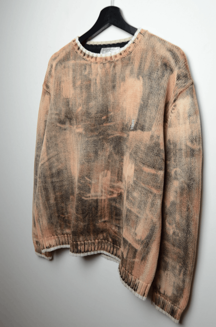 Yves Saint Laurent ysl sweater 1/1 vintage ysl chunky tie dye M-L Size US M / EU 48-50 / 2 - 4 Thumbnail