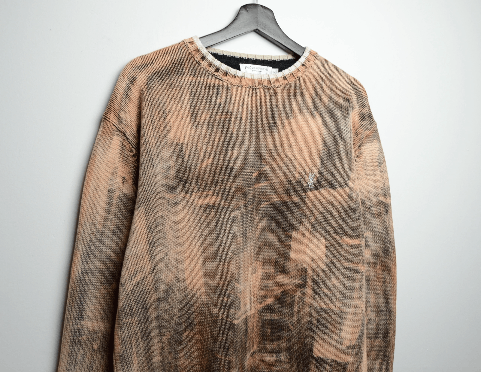 Yves Saint Laurent ysl sweater 1/1 vintage ysl chunky tie dye M-L Size US M / EU 48-50 / 2 - 12 Thumbnail