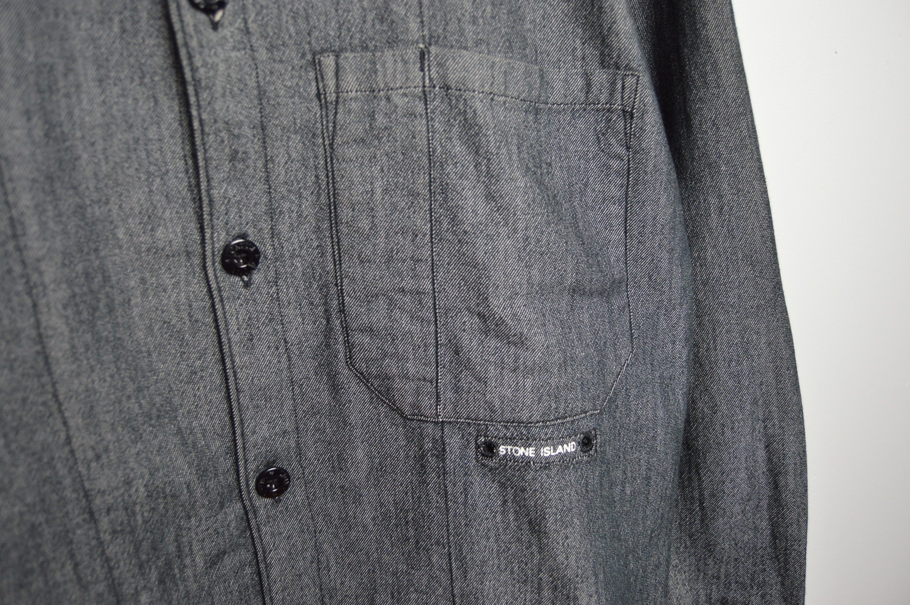 Stone Island stone island 1999 archive wool shirt Size US L / EU 52-54 / 3 - 4 Thumbnail