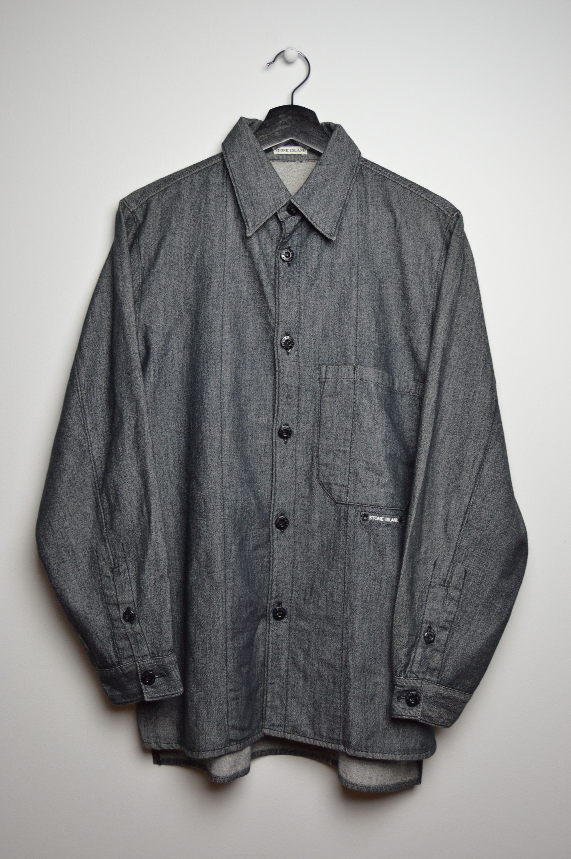 Stone Island stone island 1999 archive wool shirt Size US L / EU 52-54 / 3 - 11 Thumbnail