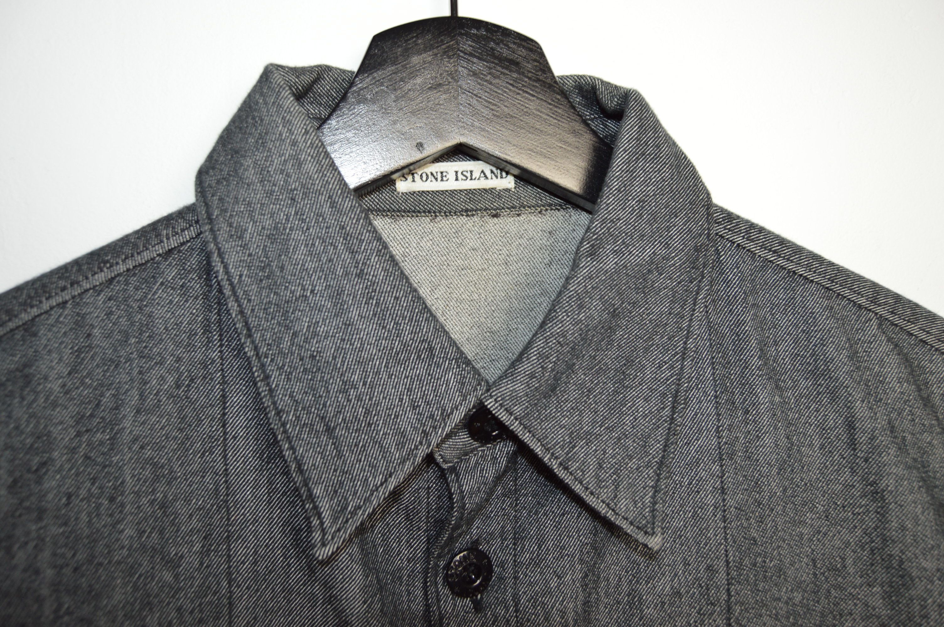 Stone Island stone island 1999 archive wool shirt Size US L / EU 52-54 / 3 - 5 Thumbnail