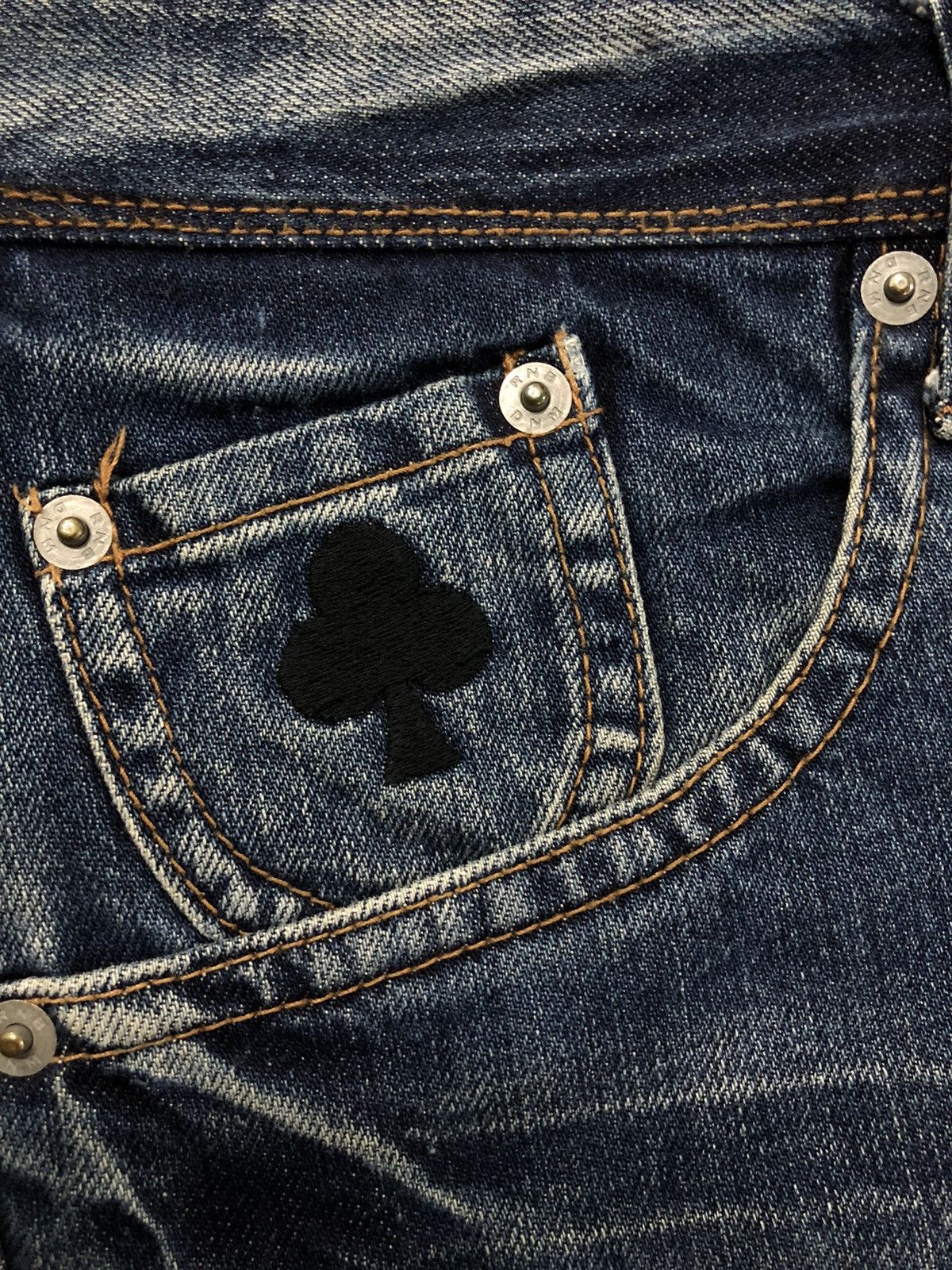 R.Newbold 00’s R.Newbold x Ace Cafe London hybrid denim jeans Size US 29 - 14 Thumbnail