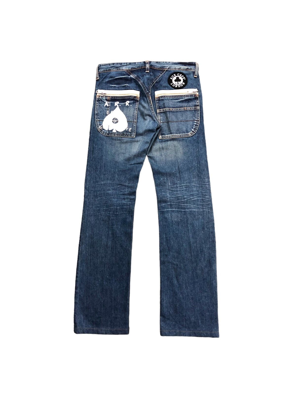 R.Newbold 00’s R.Newbold x Ace Cafe London hybrid denim jeans Size US 29 - 1 Thumbnail