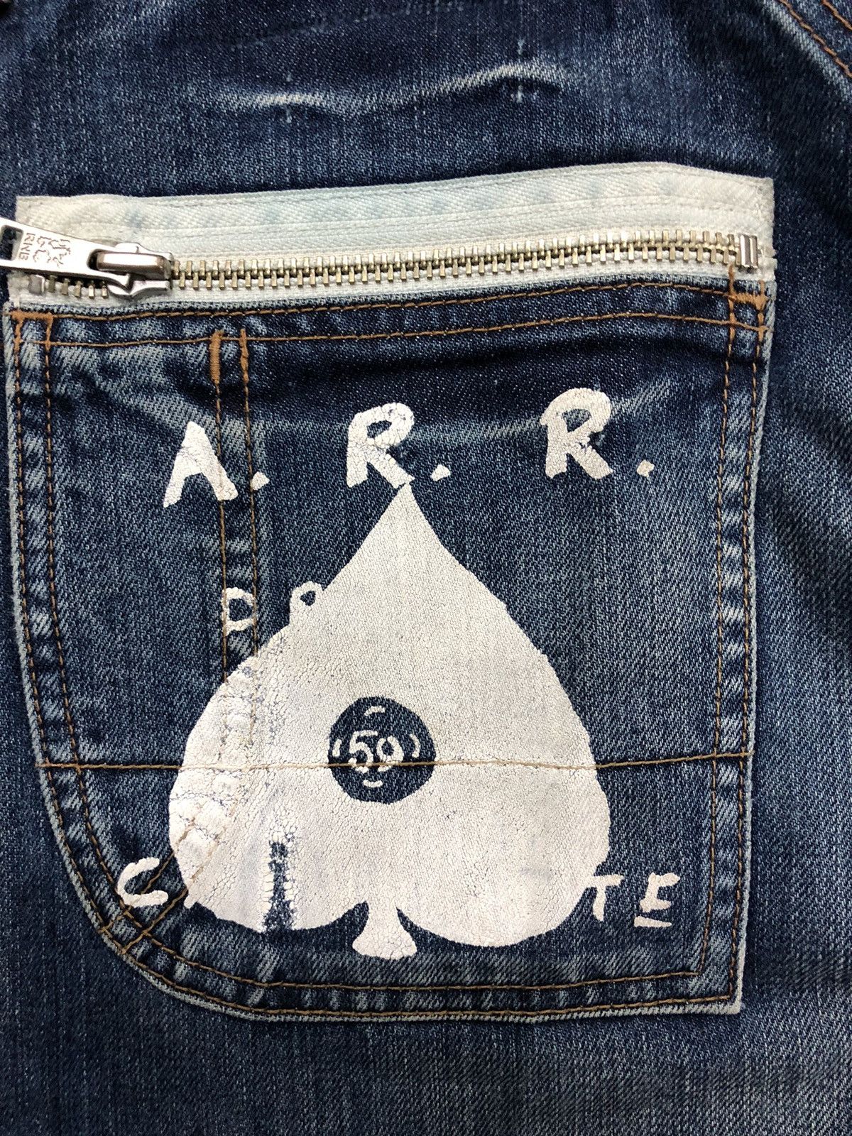 R.Newbold 00’s R.Newbold x Ace Cafe London hybrid denim jeans Size US 29 - 12 Thumbnail