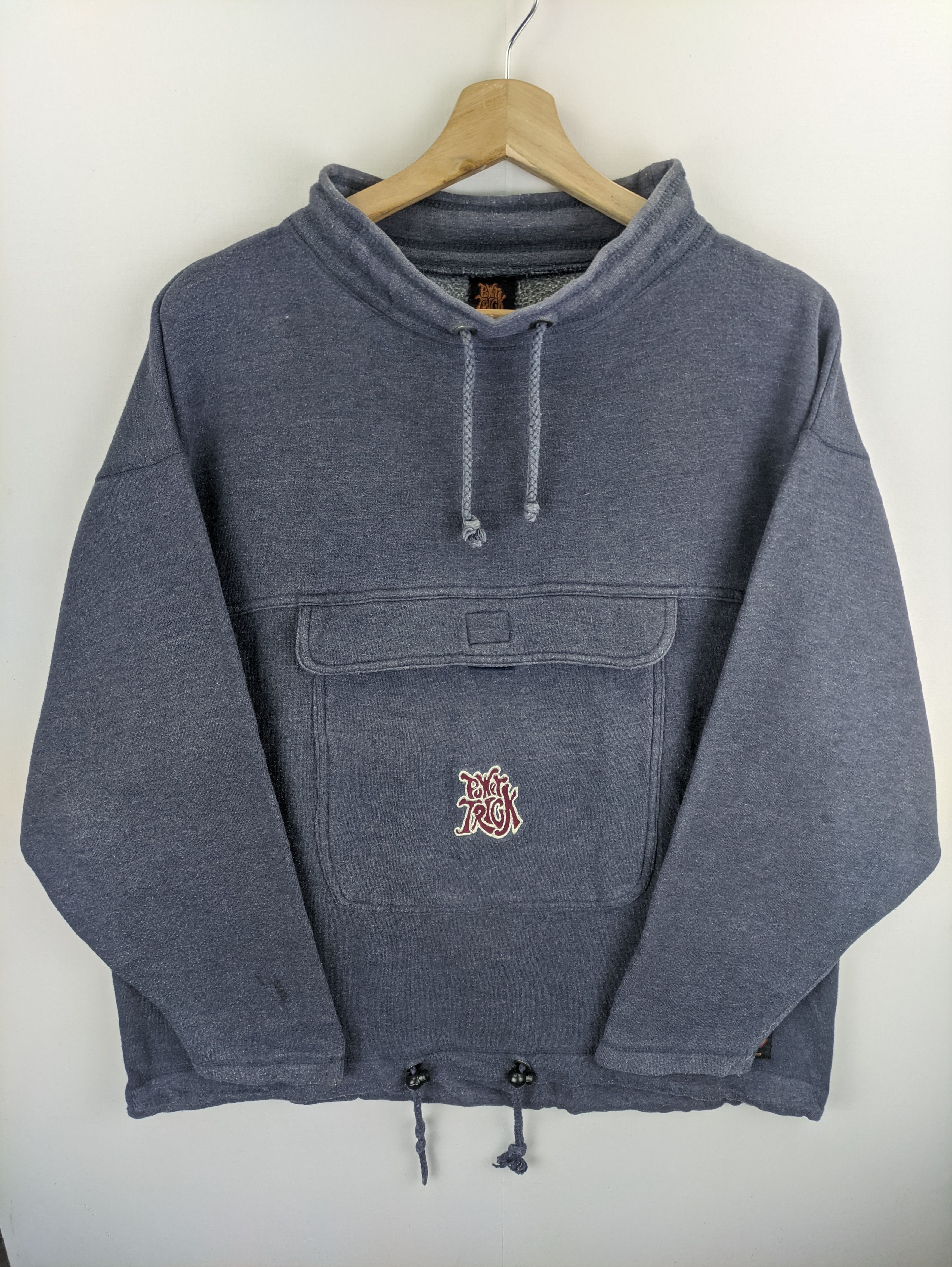 Japanese Brand Steals🔥Vintage Anorak Sweater by Power Trick Size US L / EU 52-54 / 3 - 8 Thumbnail