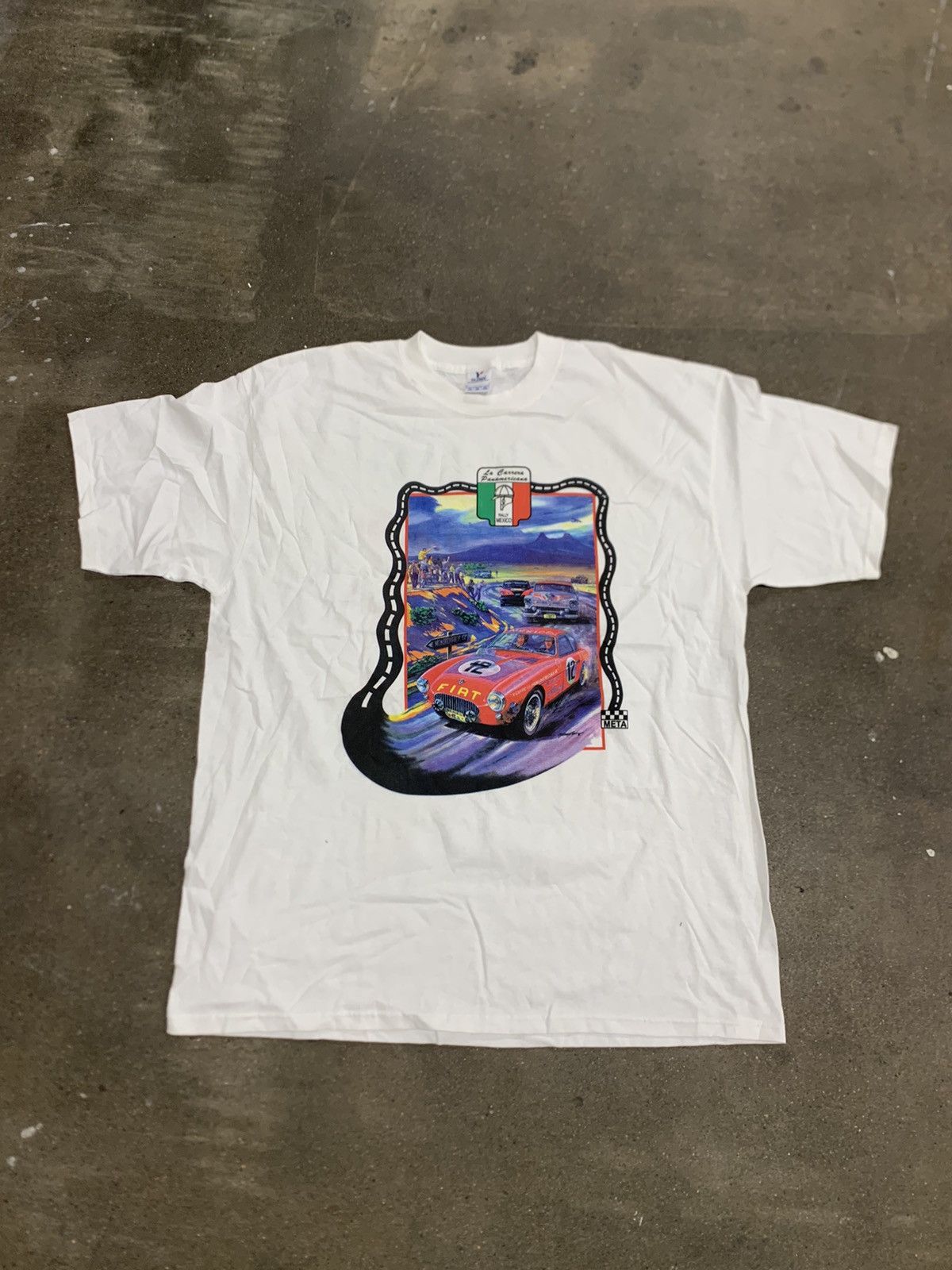 NASCAR × Vintage Vintage Fiat Racing International Tee Size US XXL / EU 58 / 5 - 1 Thumbnail