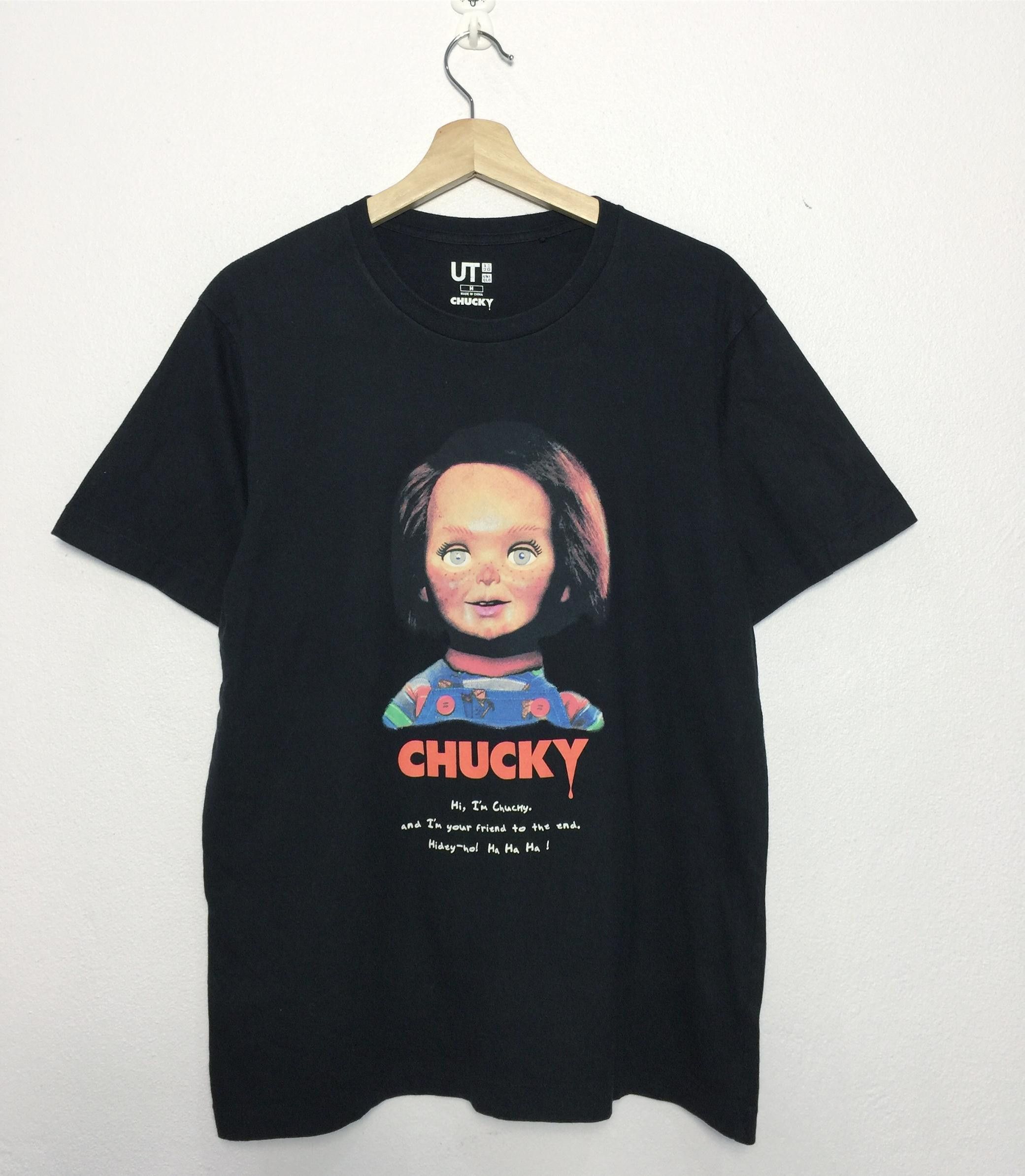Uniqlo × Universal Studios Rare Uniqlo X Chucky Movie Tees / Child's Play Size US M / EU 48-50 / 2 - 1 Thumbnail