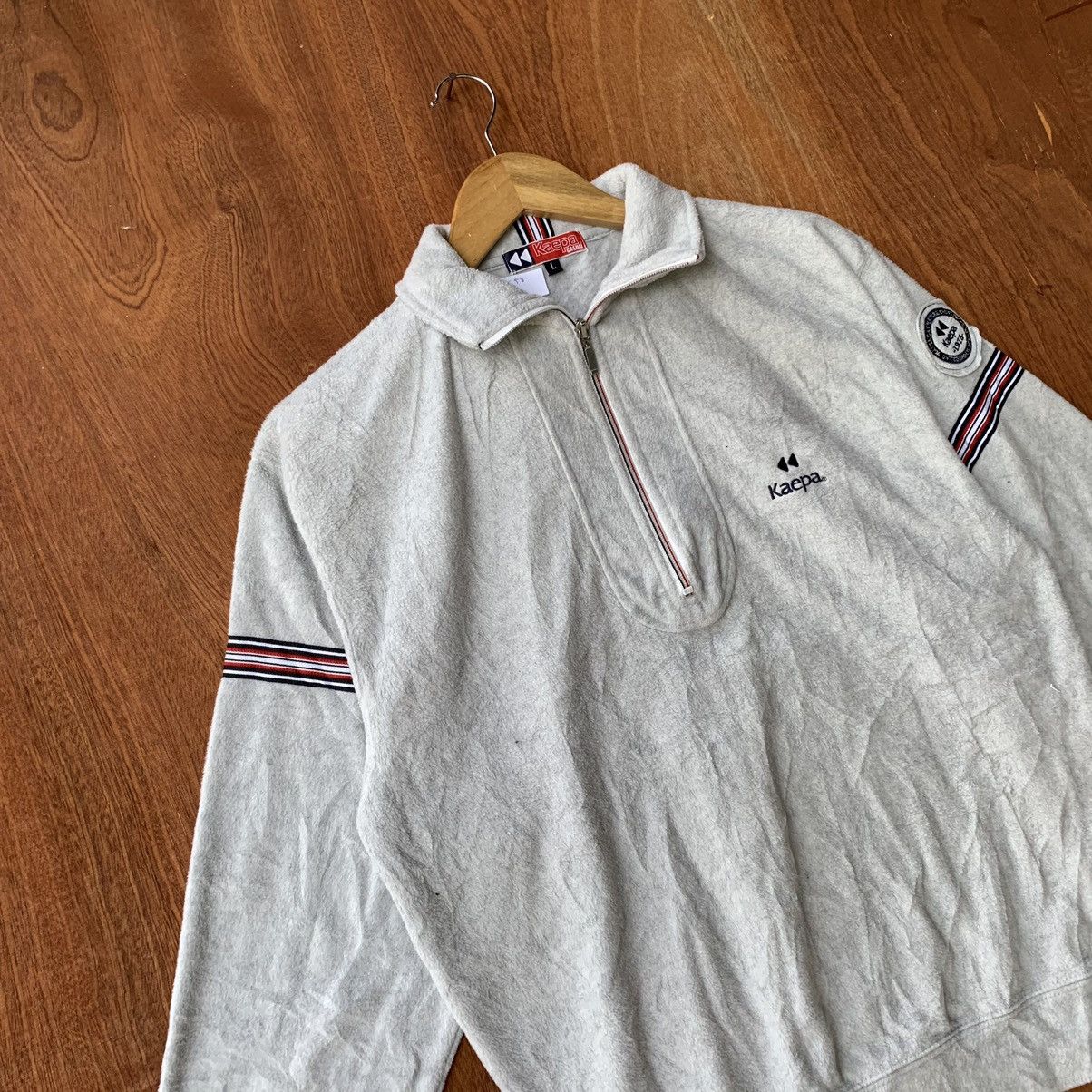 Japanese Brand × Kappa × Vintage Vintage Kaepa fleece half zipper sweatshirt fits M L Size US L / EU 52-54 / 3 - 2 Thumbnail