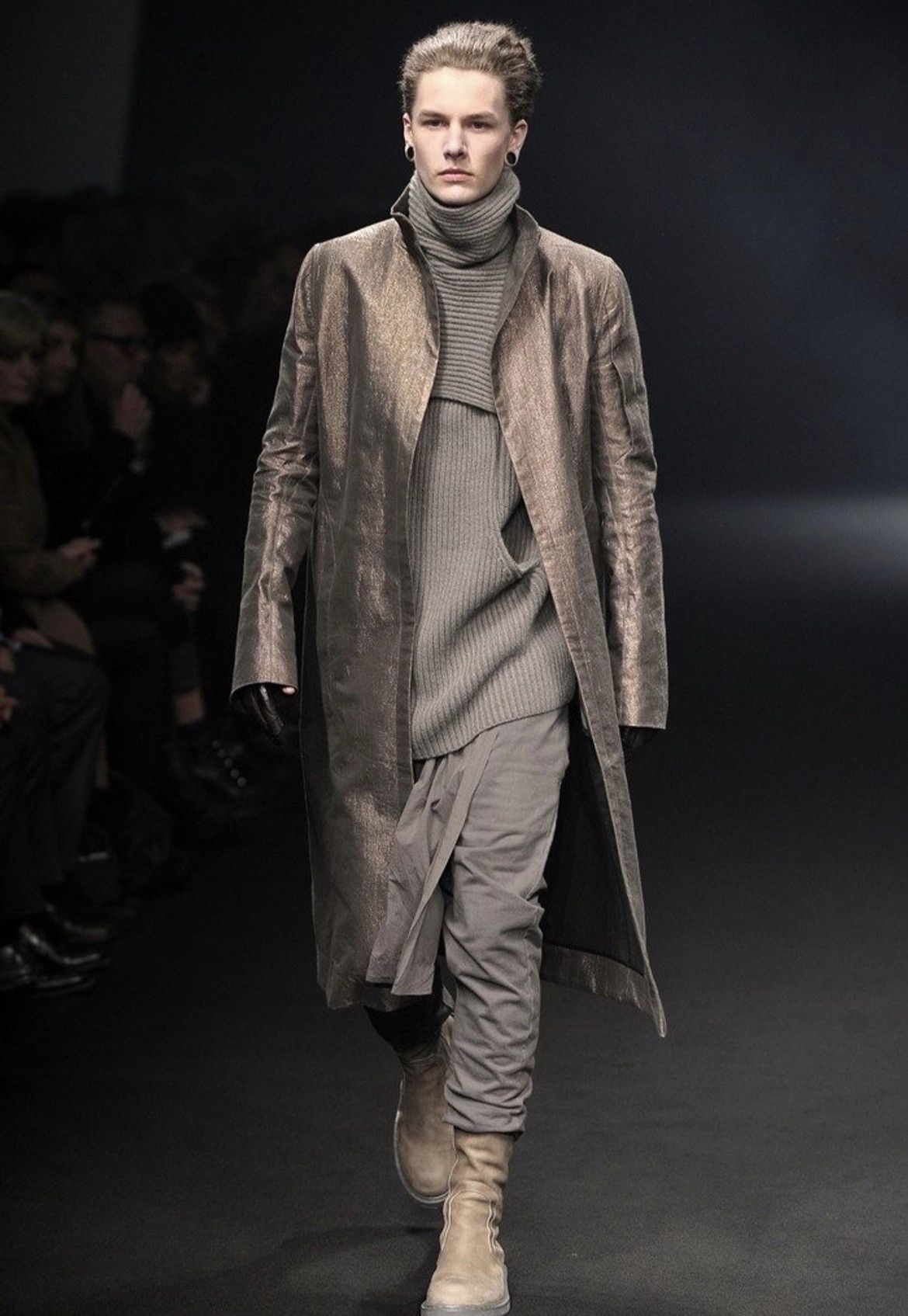 Rick Owens Mainline oversized Alpaca sweater pullover color/dust Size US M / EU 48-50 / 2 - 13 Thumbnail