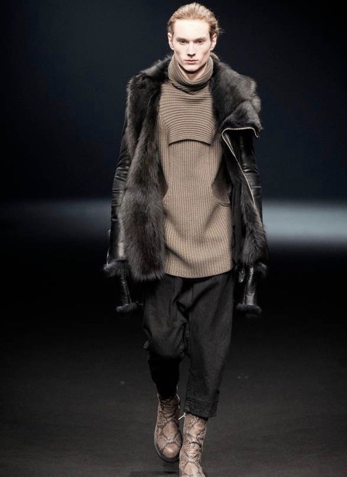 Rick Owens Mainline oversized Alpaca sweater pullover color/dust Size US M / EU 48-50 / 2 - 14 Thumbnail